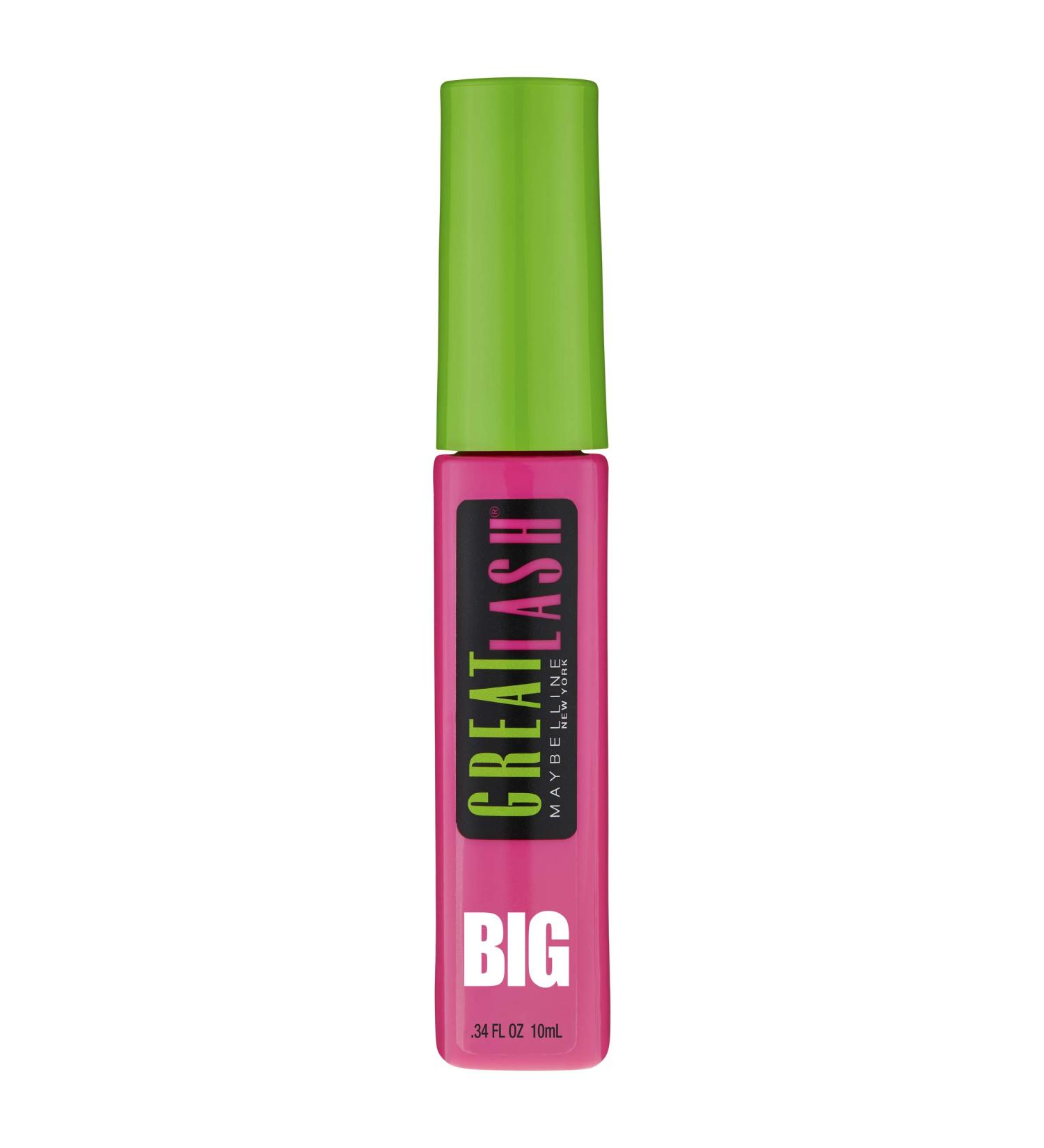 Maybelline Great Lash BIG Washable Mascara Blackest Black - Volumizing 0.34 fl oz - Buy Online on SooperMarket.com
