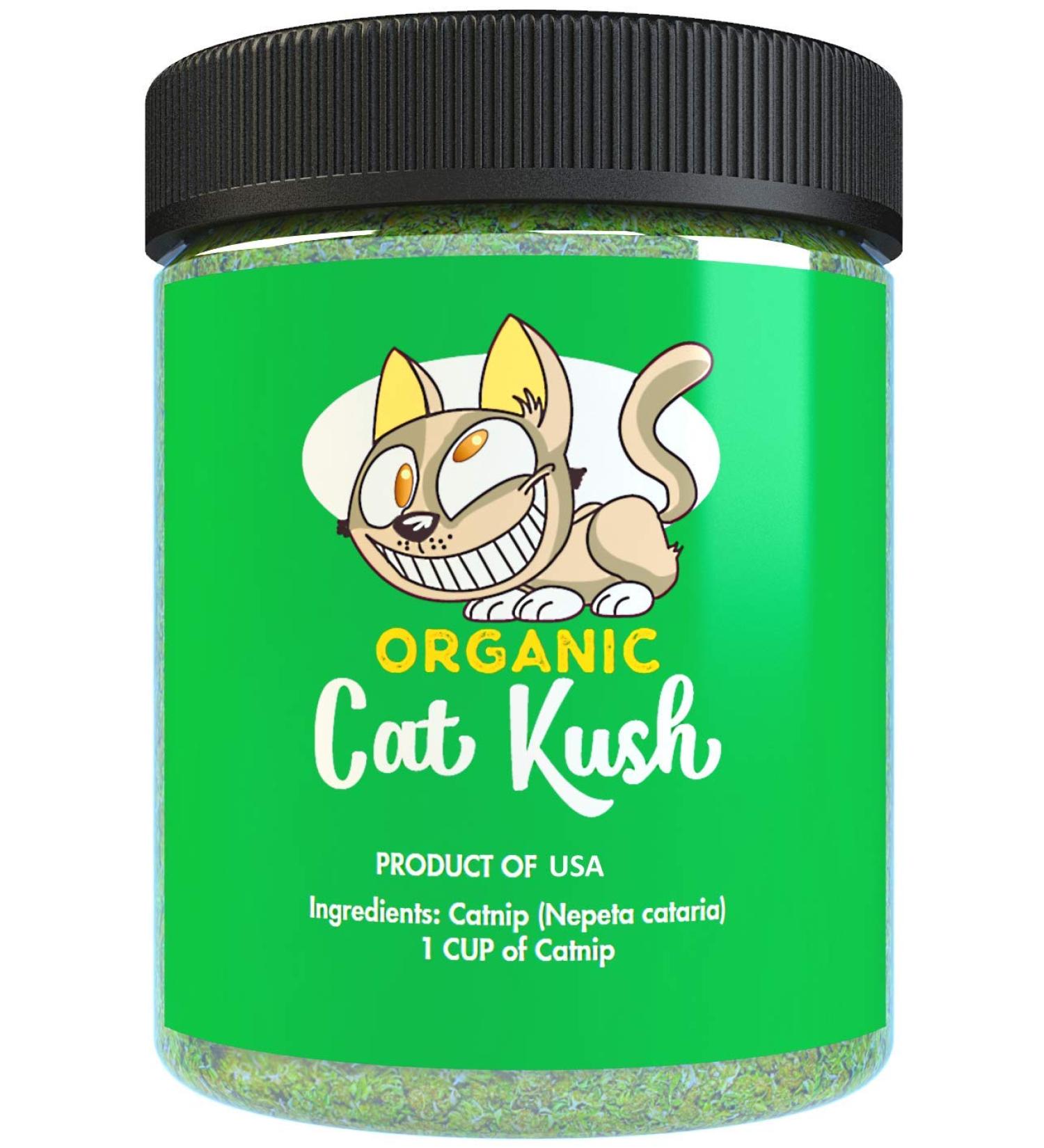 Cat Kush Organic Catnip: Premium Blend for Maximized Potency - 1 Cup - Buy Online on SooperMarket.com