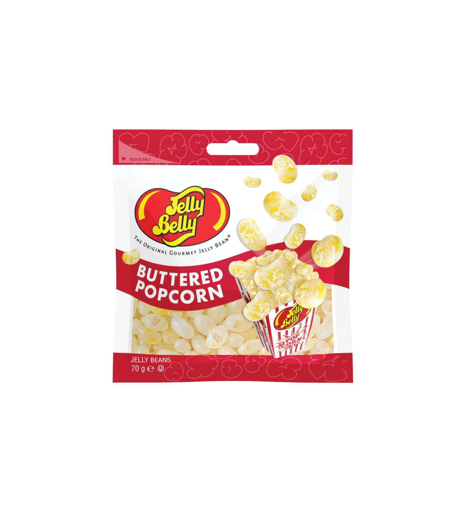 Buy Jelly Belly Buttered Popcorn 70g - Delicious Gourmet Candy for International Shipping - Buy Online on SooperMarket.com