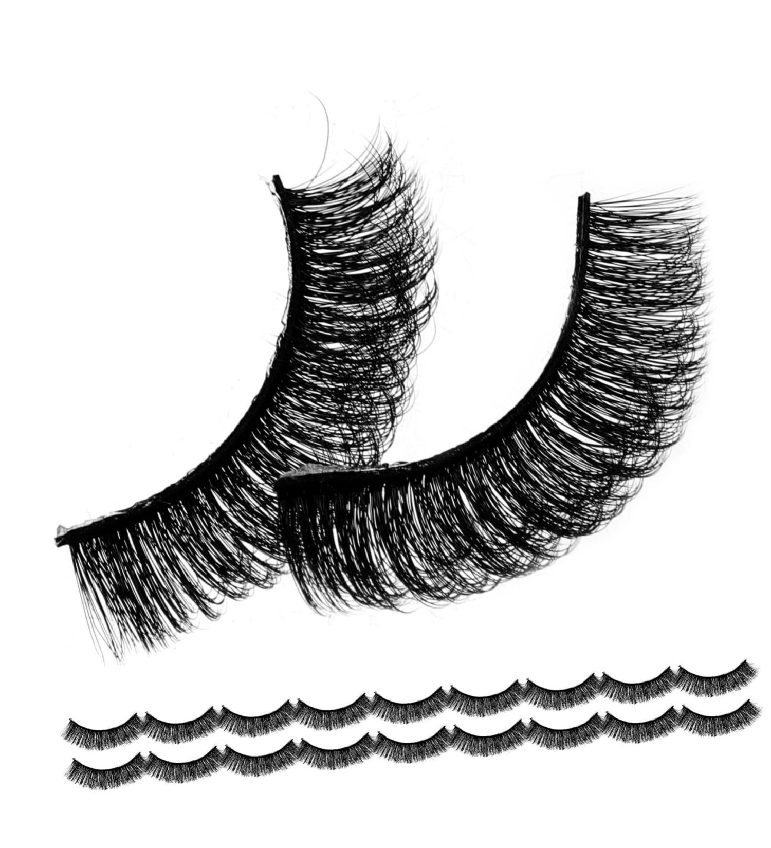 minkissy 10 Pairs Fake Eyelashes Russia Fiber 7d European and American - Buy Online on SooperMarket.com