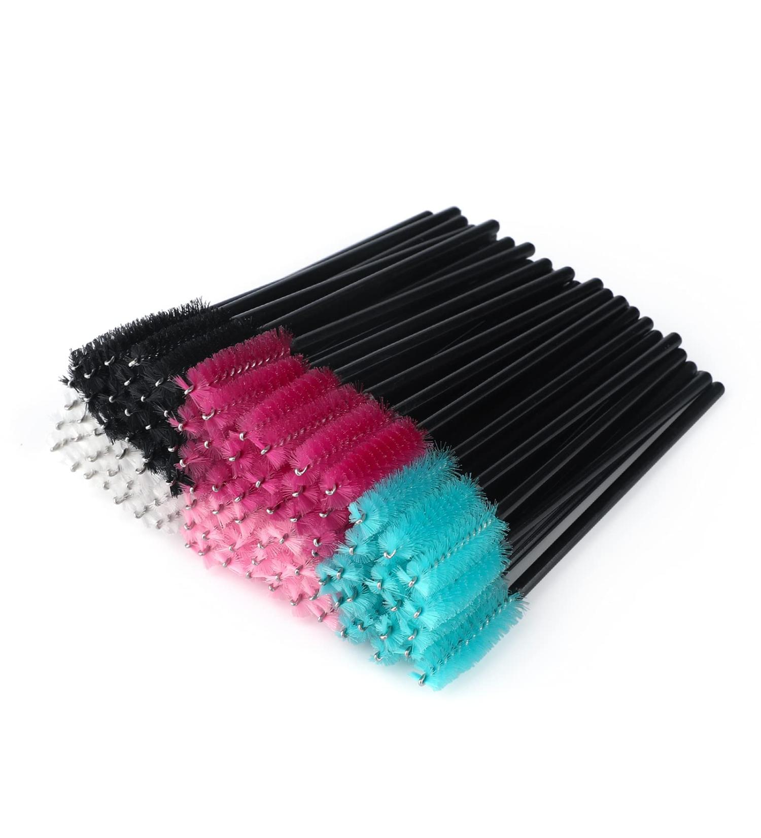 50 PCS G2PLUS Multi-Colored Eyelash Brushes Spoolies - Disposable Mascara Wands for Eyelash Extensions - Buy Online on SooperMarket.com