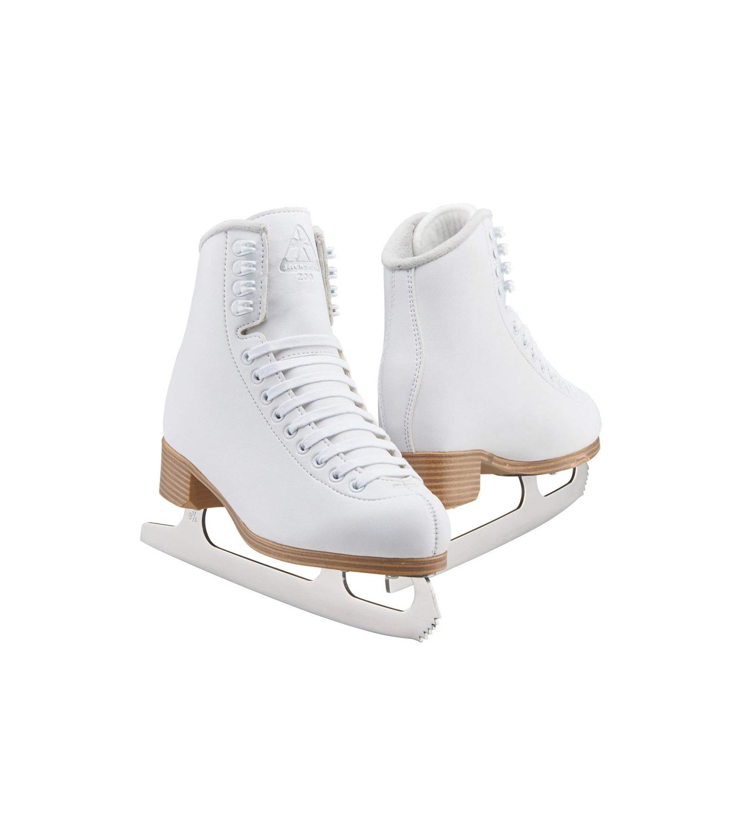 Jackson Classic 200 Womens Figure Ice Skates Size 7.0 White - Mark 1 Blades - Buy Online on SooperMarket.com