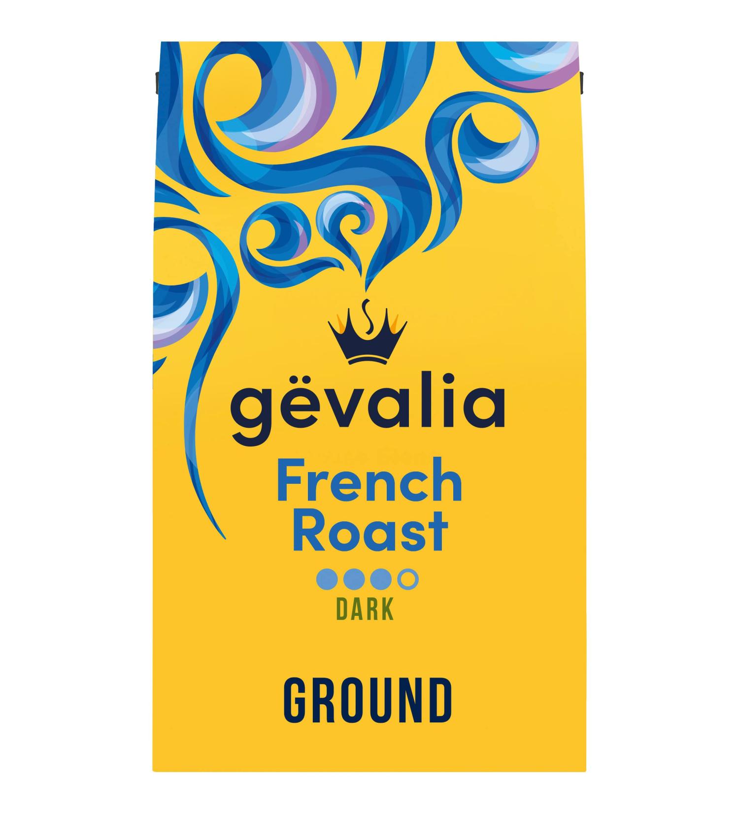 Gevalia French Roast Dark Ground Coffee - 20 oz Bag - Buy Online on SooperMarket.com