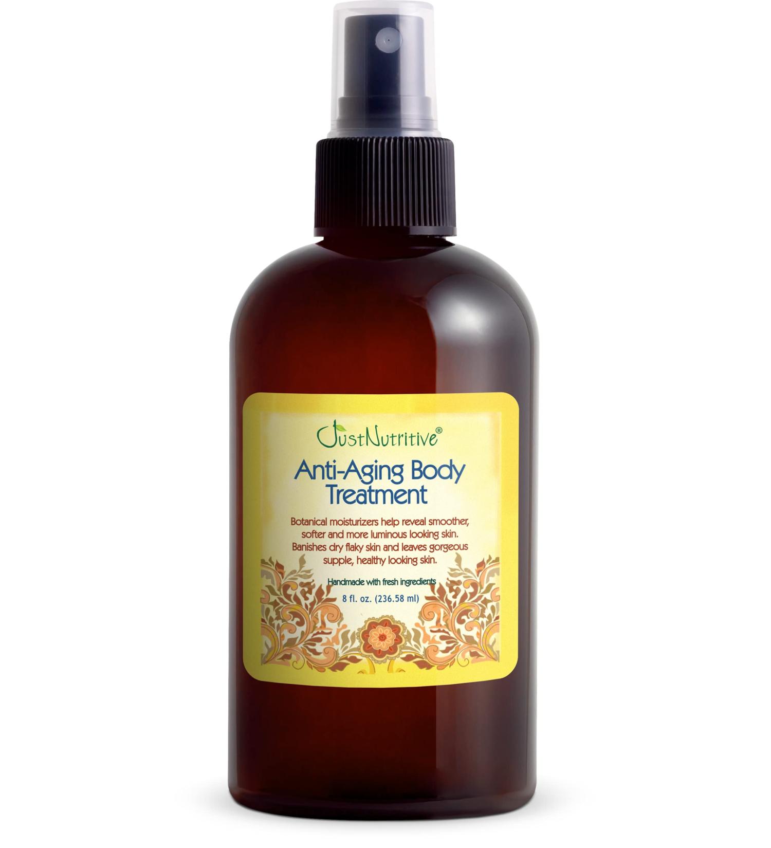 Just Nutritive Anti-Aging Body Treatment | Moisturizer for Youthful Skin | Body Oil with Anti-Aging Benefits - 8 Fl Oz - Buy Online on SooperMarket.com