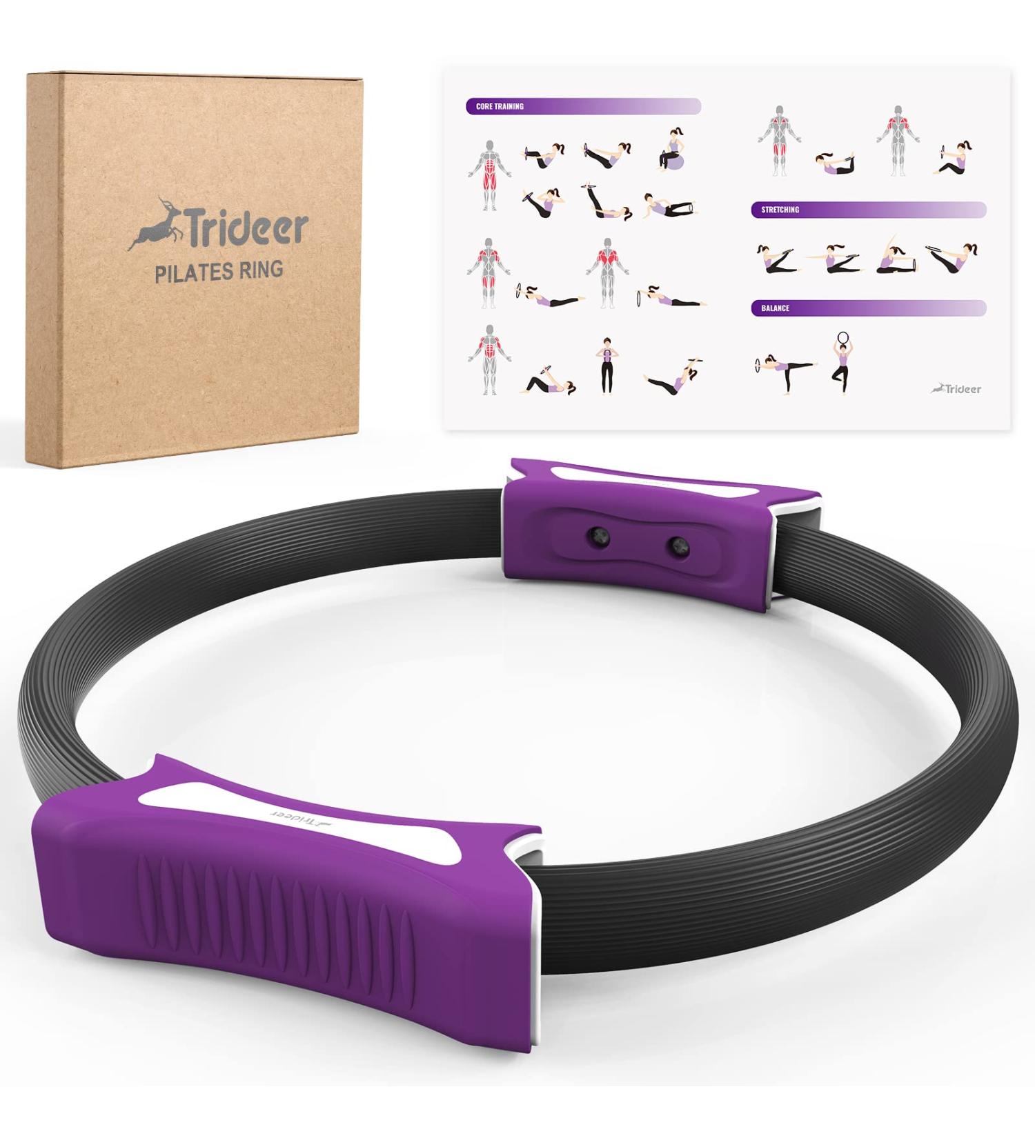 Pilates Ring 12 Inch - Magic Circle Equipment for Thighs, Abs, and Legs Workout - Buy Online on SooperMarket.com