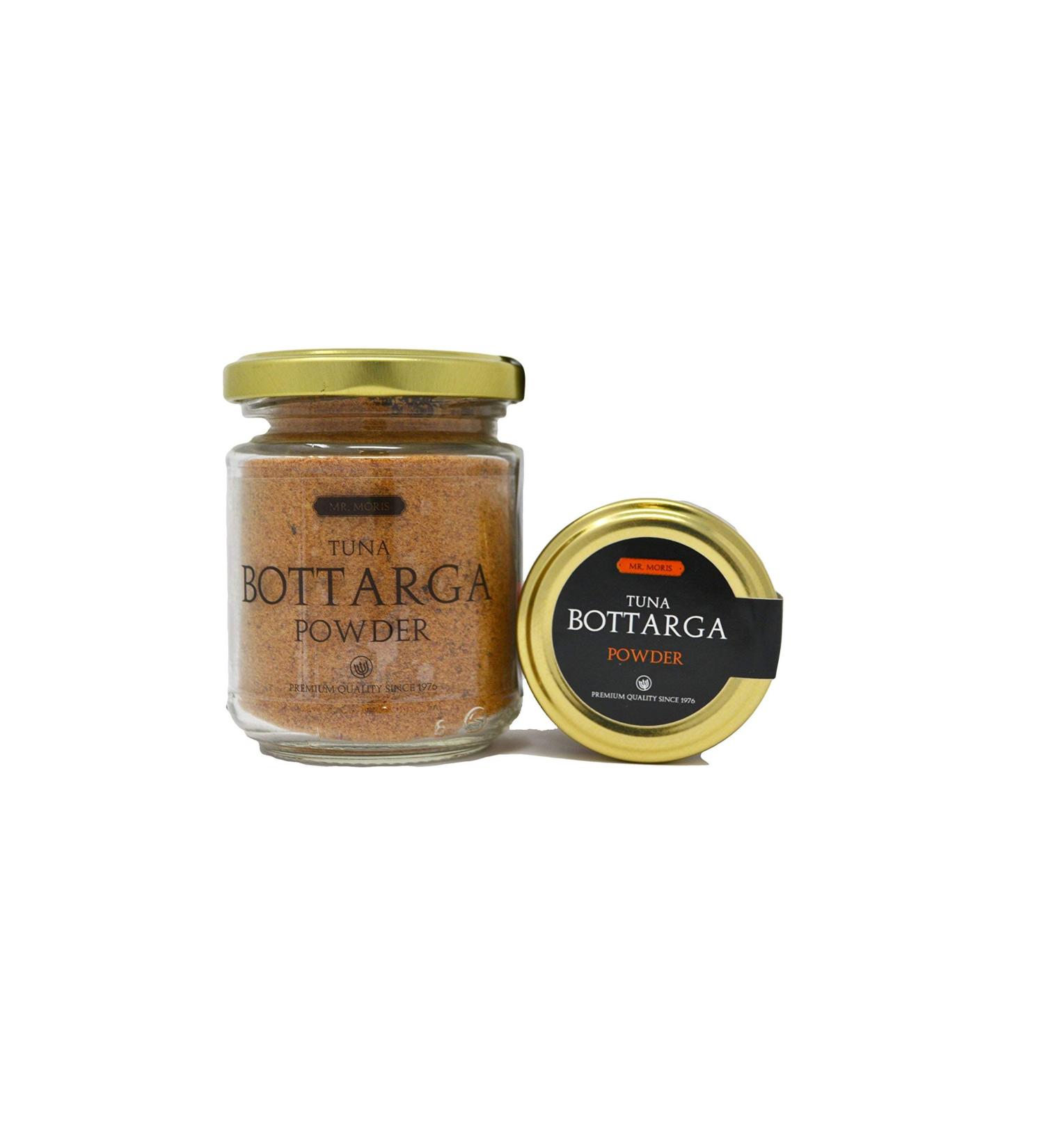 Mr Moris Premium Quality Tuna Roe Powder Bottarga - Kosher Thunnus Albacares (70g) - Exquisite Seafood Flavor - Buy Online on SooperMarket.com
