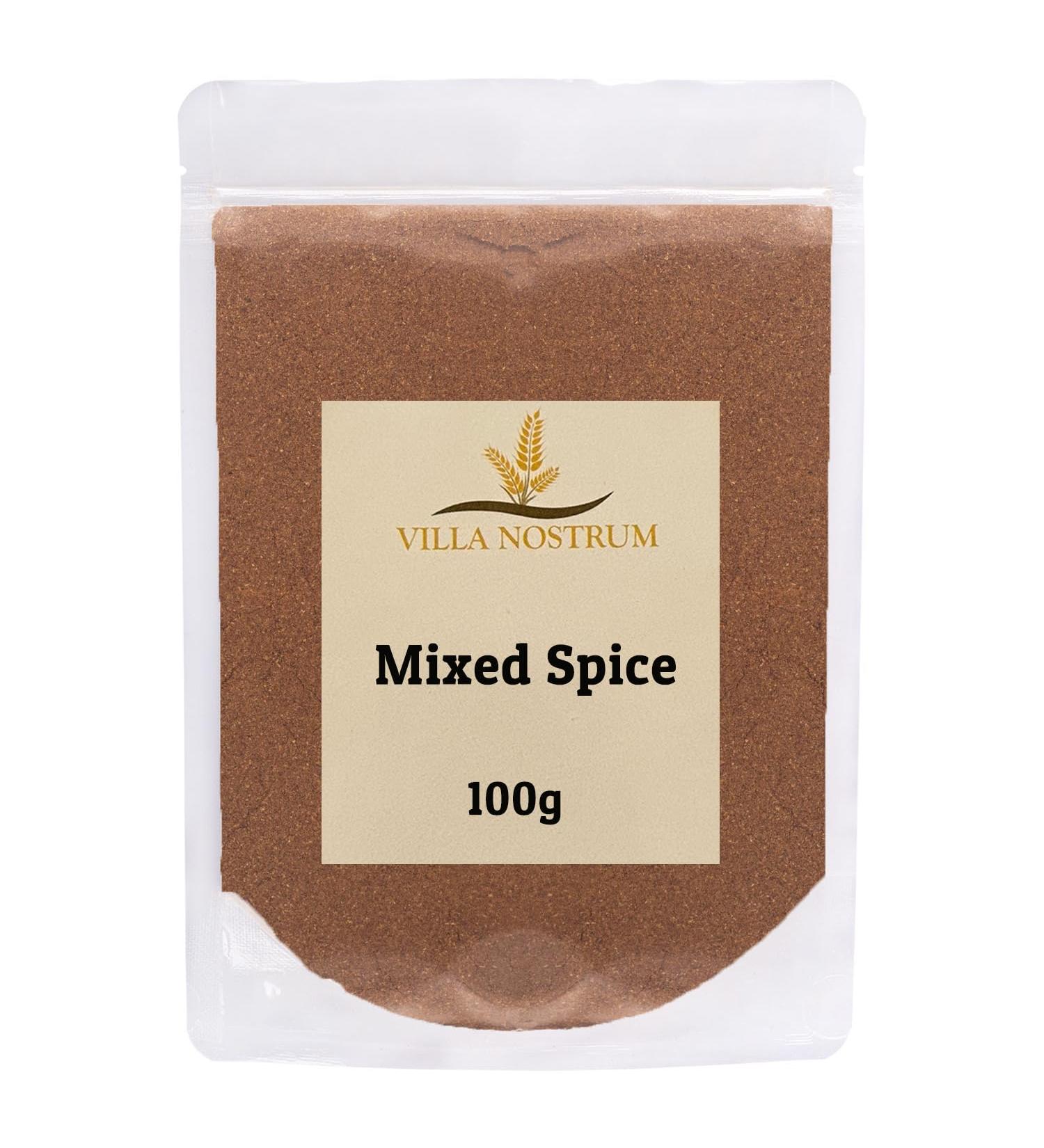 Mixed Spice 100g (Coriander Cassia-Cinnamon Ginger Clove Nutmeg Fennel) by Villa Nostrum