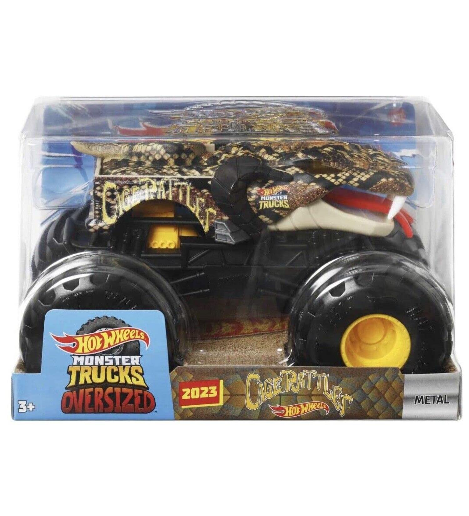 Hot Wheels Monster Trucks Oversized 2023 Cage Rattler