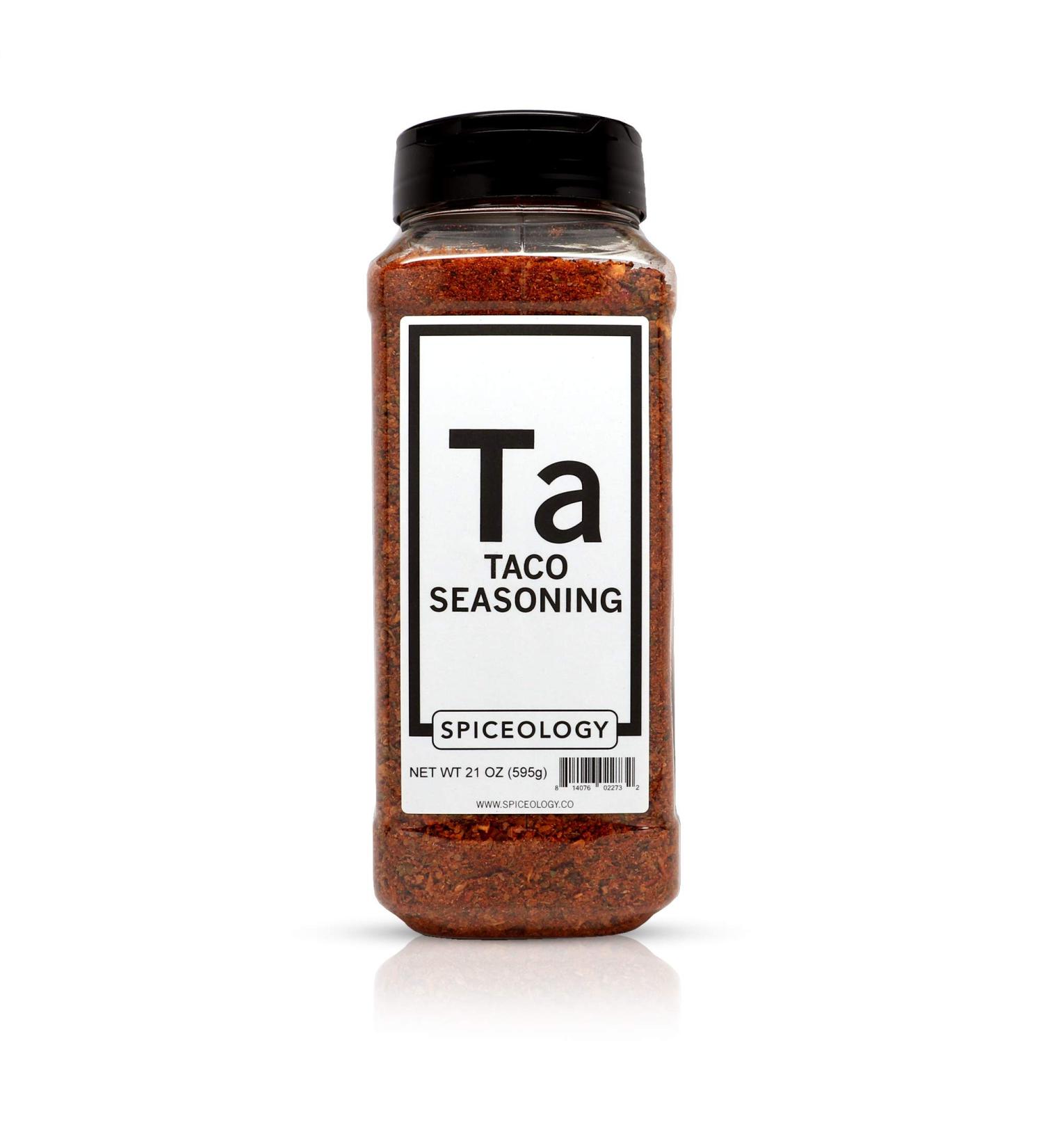 Spiceology Taco Seasoning - Mexican Spice Blend for Tacos, Fajitas & More - 22 oz (1.31 lb) - Buy Online on SooperMarket.com
