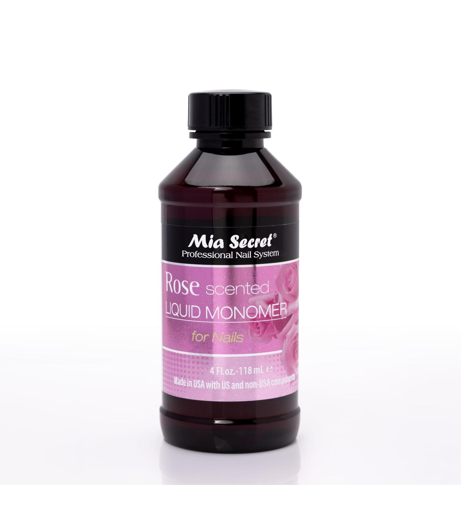 Rose Scented Liquid Monomer 4 oz - Premium Nail Supply for International Shipping - Buy Online on SooperMarket.com
