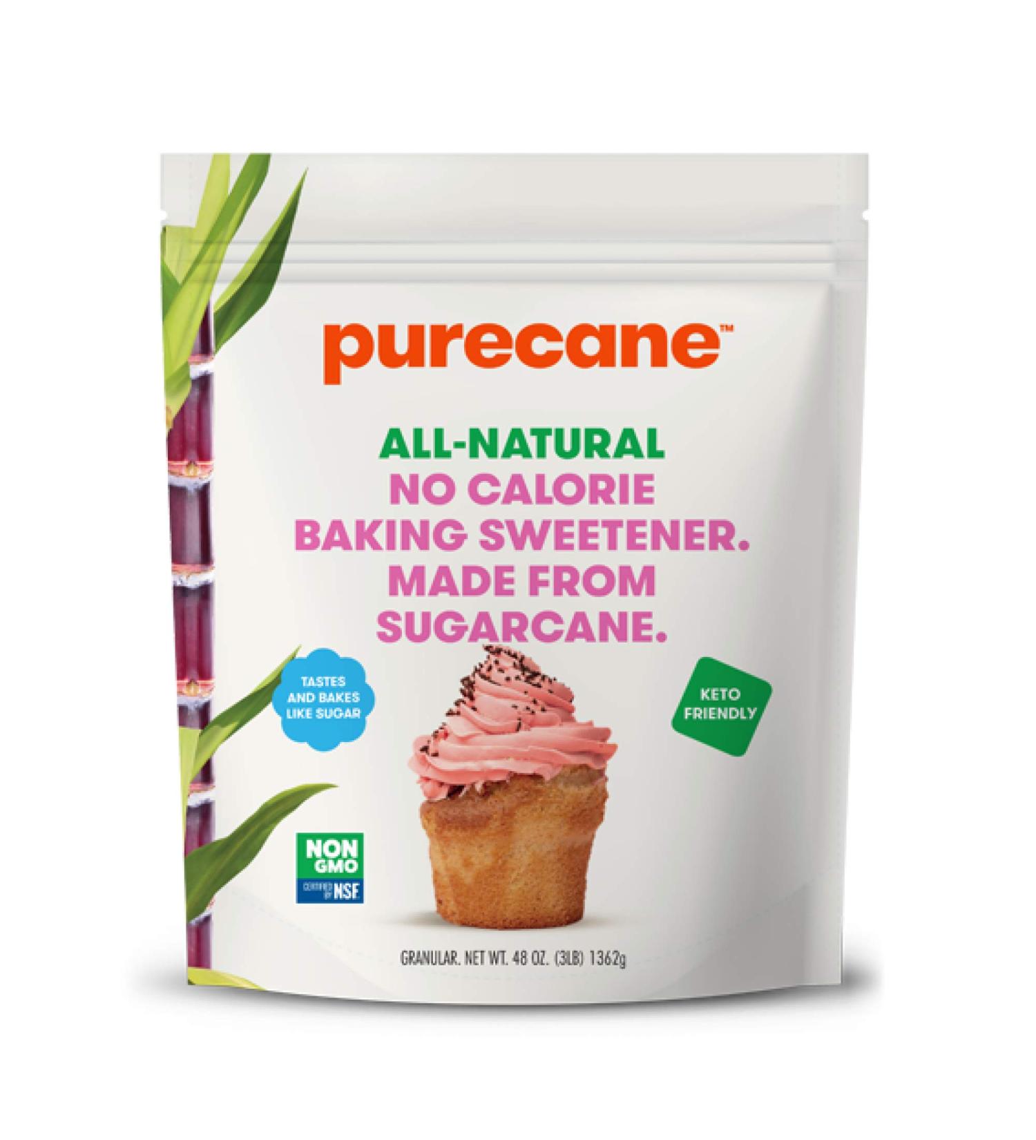 Purecane No Calorie Baking Sweetener - 48 oz (1362 g) | Sugar-Free & Healthy Substitute - Buy Online on SooperMarket.com