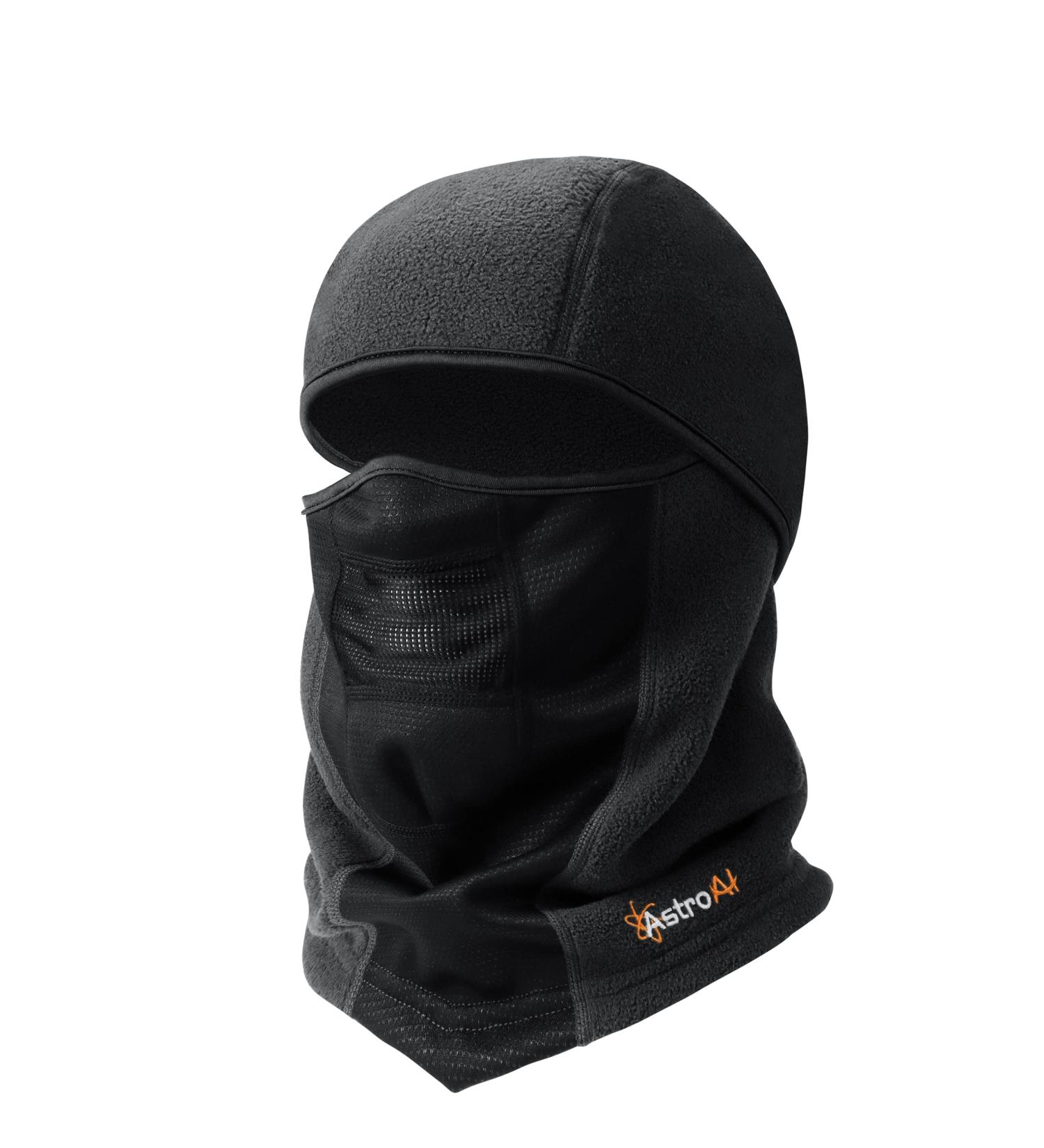 AstroAI Balaclava Ski Mask - Winter Fleece Thermal Face Mask for Men and Women - Windproof, Breathable, Cold Weather Gear for Skiing, Riding, Snowboarding - Black Medium - Buy Online on SooperMarket.com