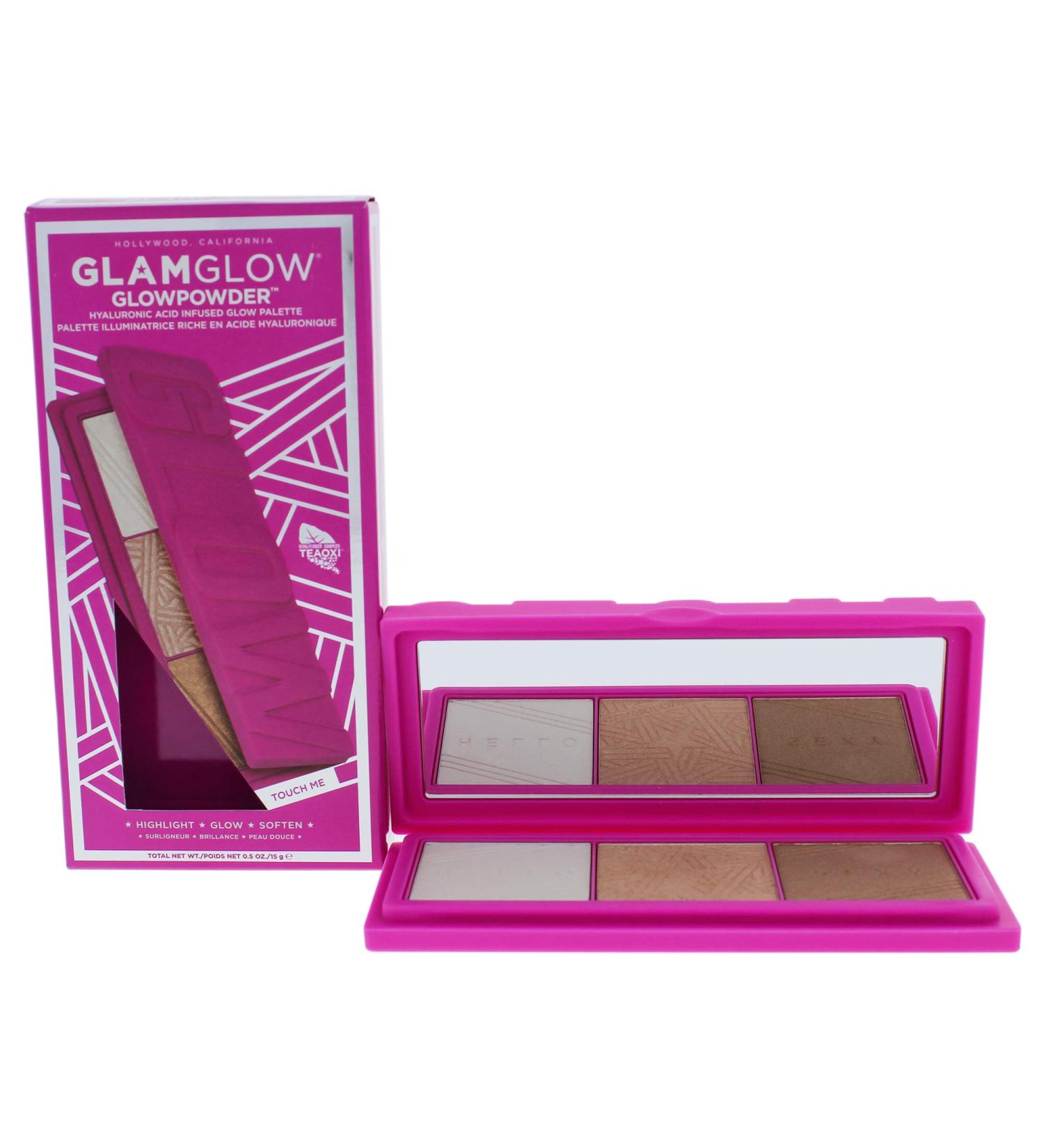 Glamglow Glowpowder Hyaluronic Acid Infused Glow Palette By Glamglow for Women - 0.5 Oz Highlighter 0.5 Oz