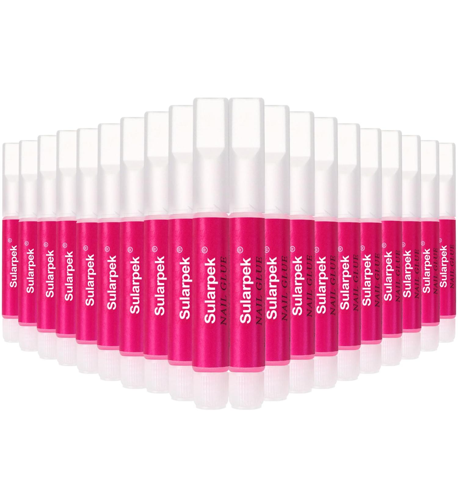 Sularpek 20PCS Strong Nail Glue | Quick Dry Acrylic Tips Adhesive - Buy Online on SooperMarket.com