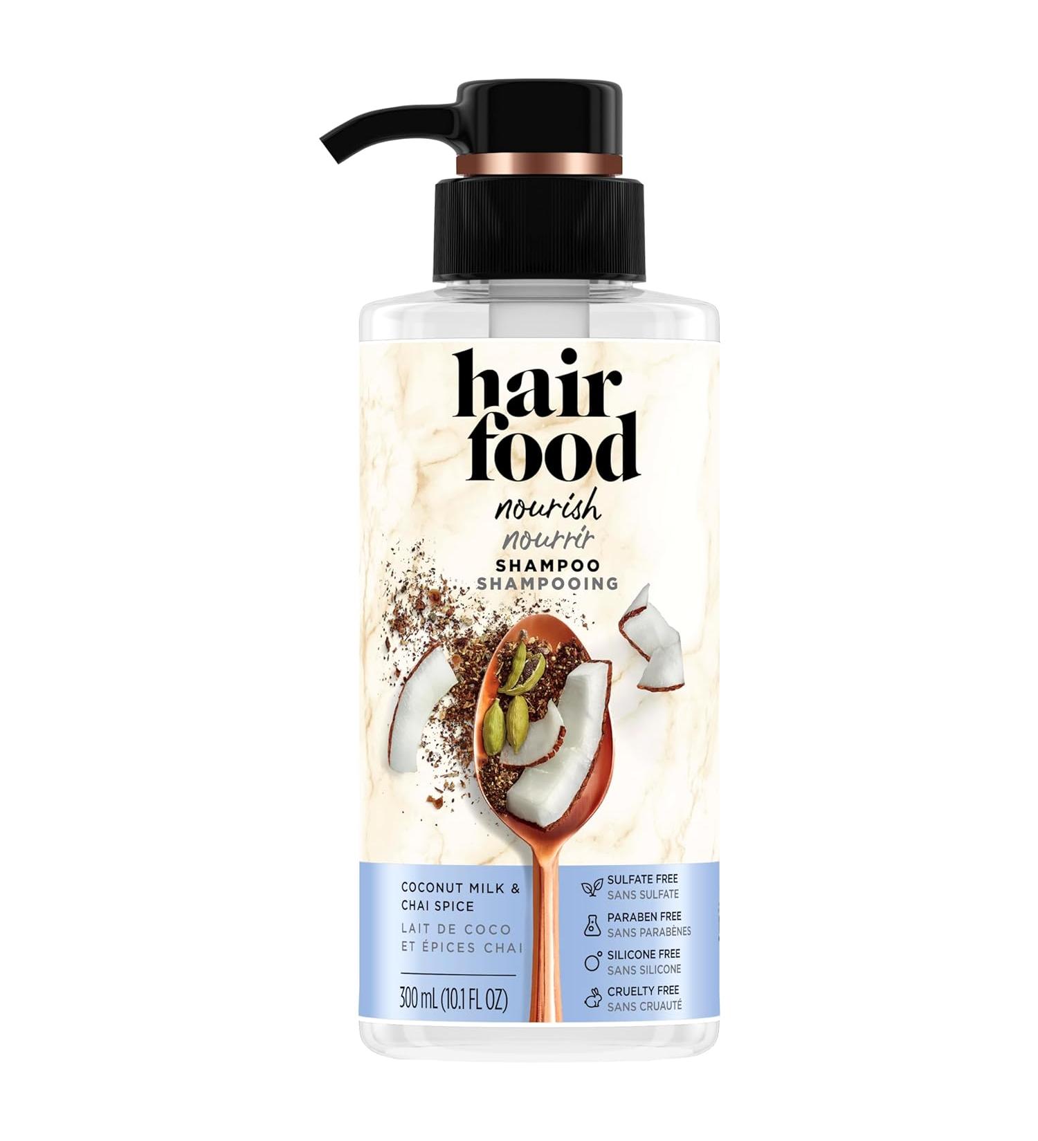 Hair Food Shampoo - Coconut Milk And Chai Spice - Avocado & Argan Oil -10.1 Oz - Buy Online on SooperMarket.com