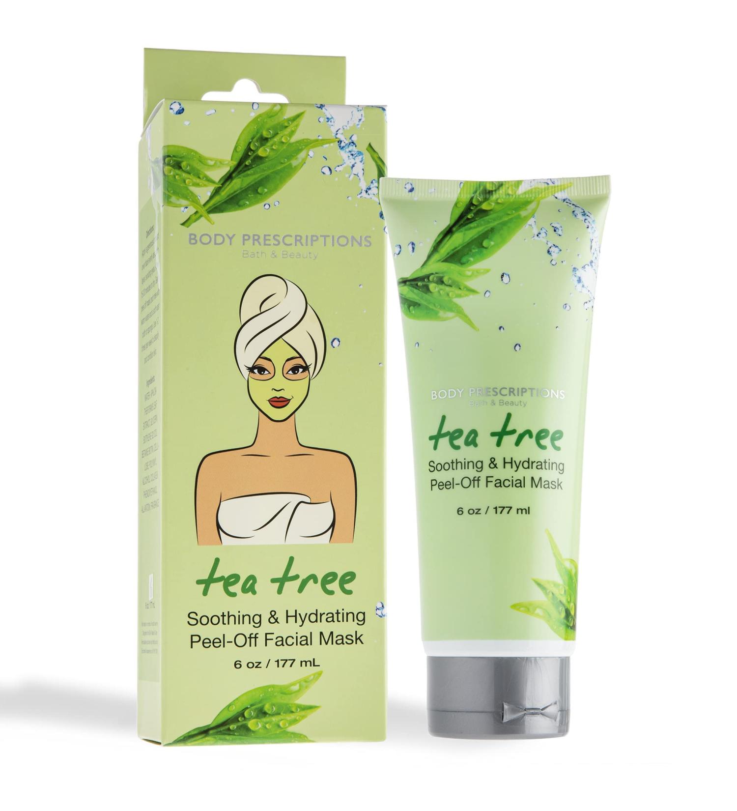 Body Prescriptions Tea Tree Peel-off Facial Mask - Deep Cleansing & Blackhead Removal - Buy Online on SooperMarket.com