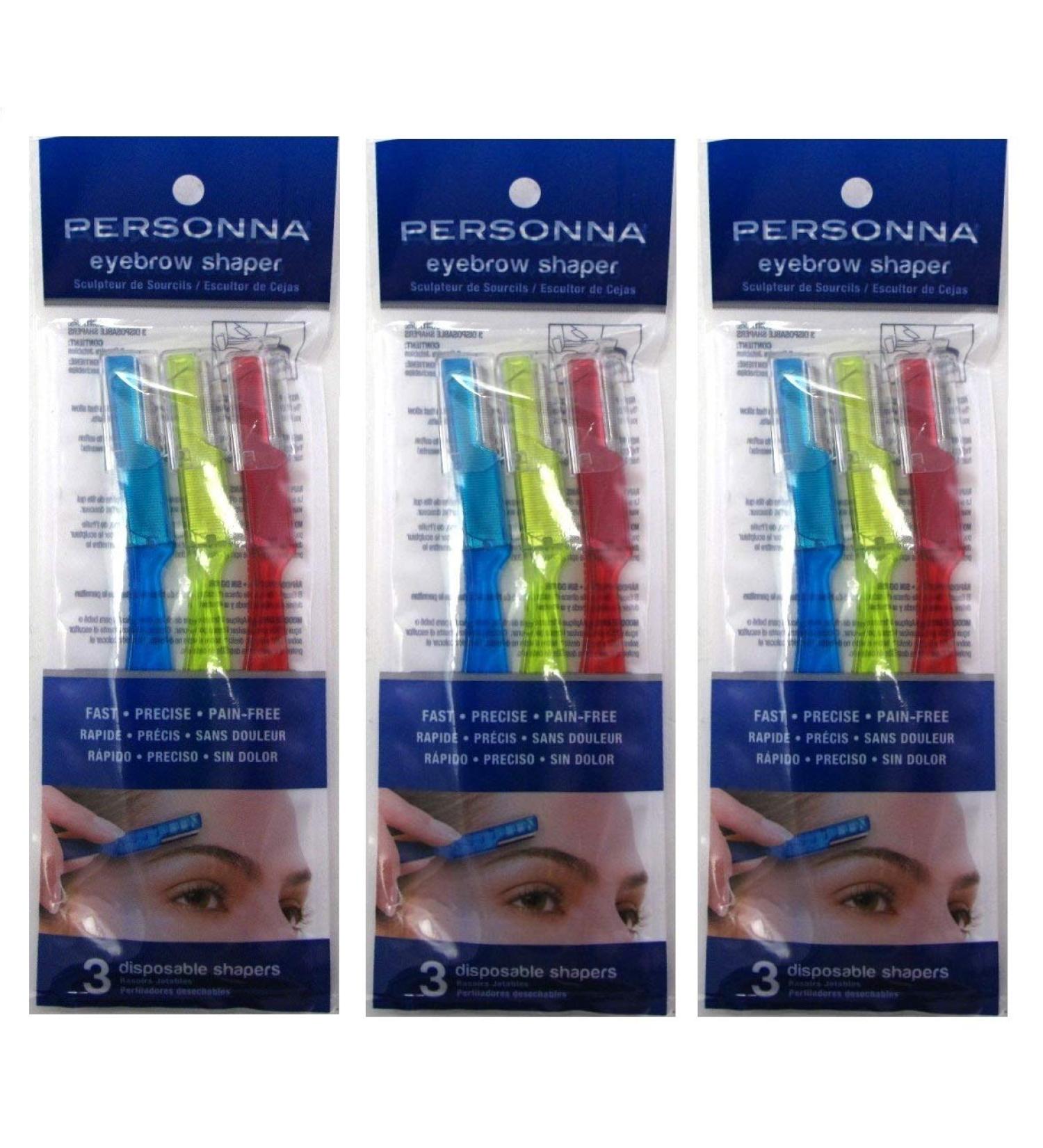 Personna Eyebrow Shaper - Unisex Grooming Tool - 3 Pack - Buy Online on SooperMarket.com