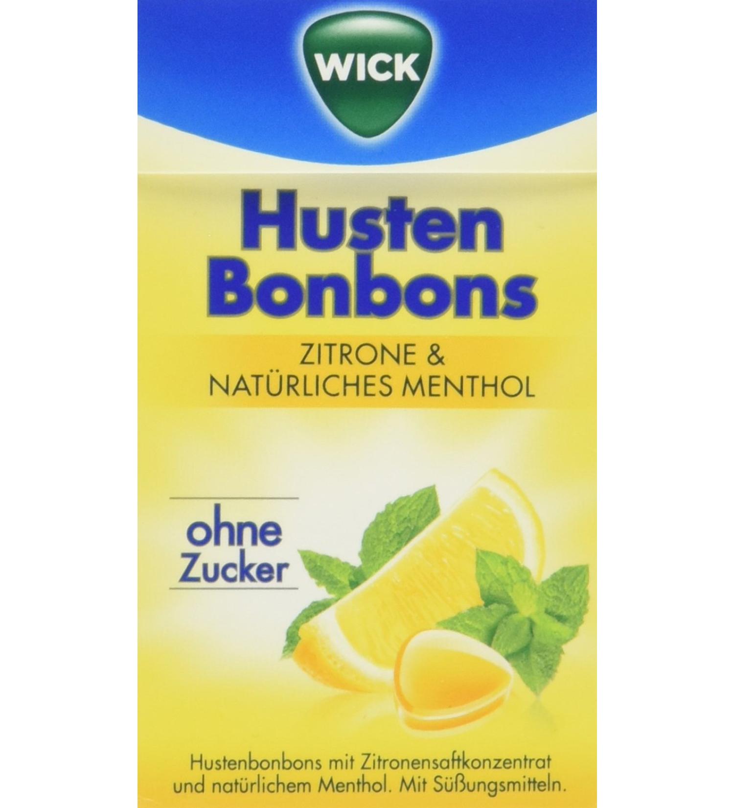 Wick Lemon & Natural Menthol Sugar-Free Click Box - Pack of 10 (10 x 46g) | International Shipping Available - Buy Online on SooperMarket.com