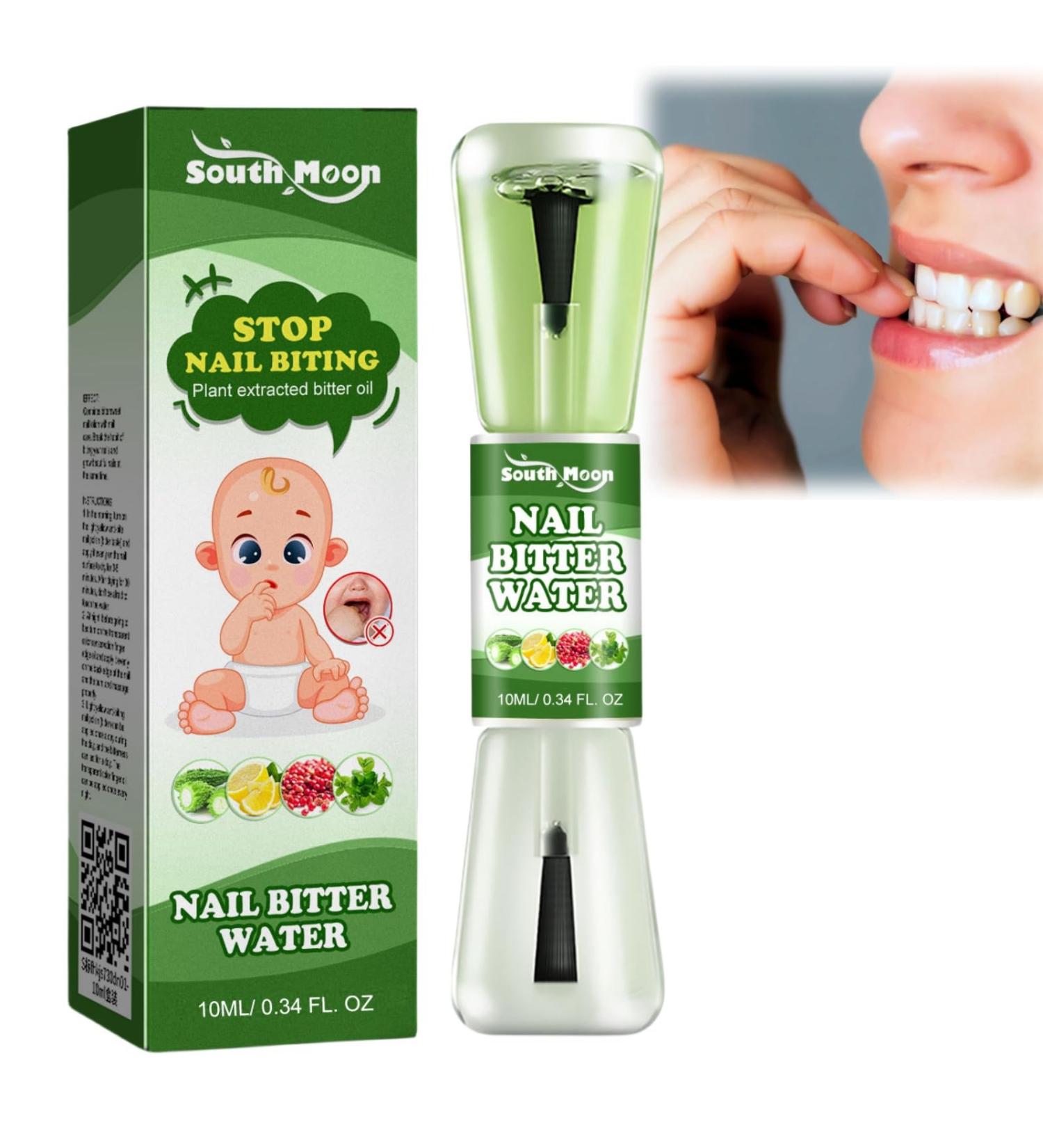Anti Nail Biting Polish Double Head Stop and Grow Nail Biting Stop Nail Biting Nail Biting Prevention for adults anti nail biting polish Clear Nail Varnish Stop Biting Nails Nail Biter Stopper - Buy Online on SooperMarket.com