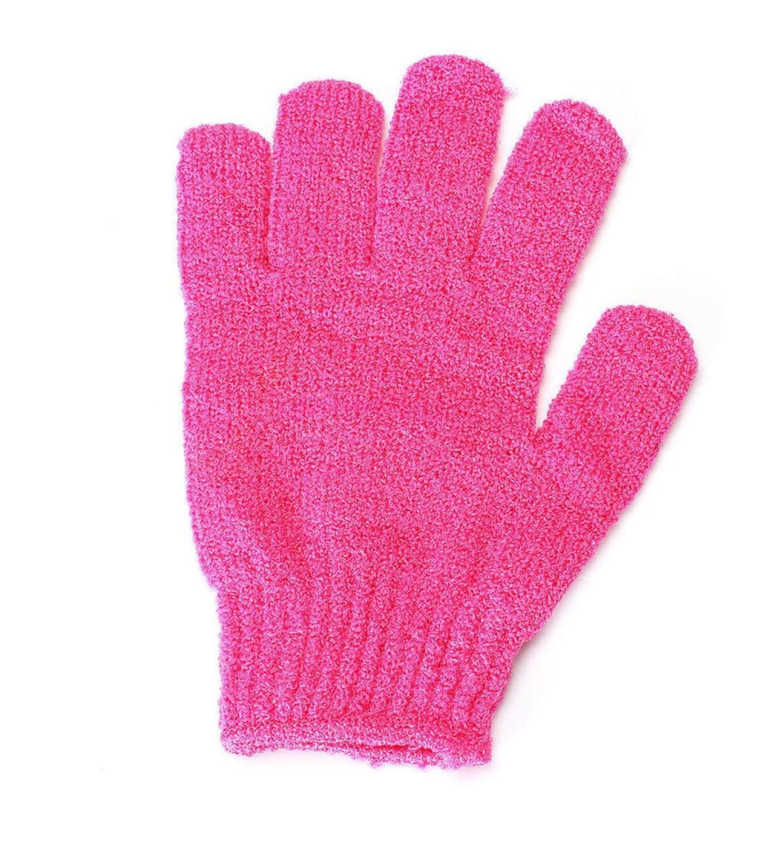 Exfoliating Bath Glove for Shower | Heavy Exfoliation Body Scrub Mitt | Shower Scrubber for Women & Men | Dead Skin Removal | Random Color - 1pc - Buy Online on SooperMarket.com