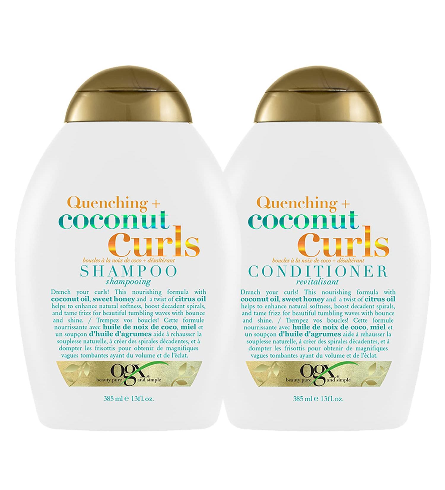 OGX Quenching Coconut Curls Shampoo & Conditioner Set - Buy Online on SooperMarket.com
