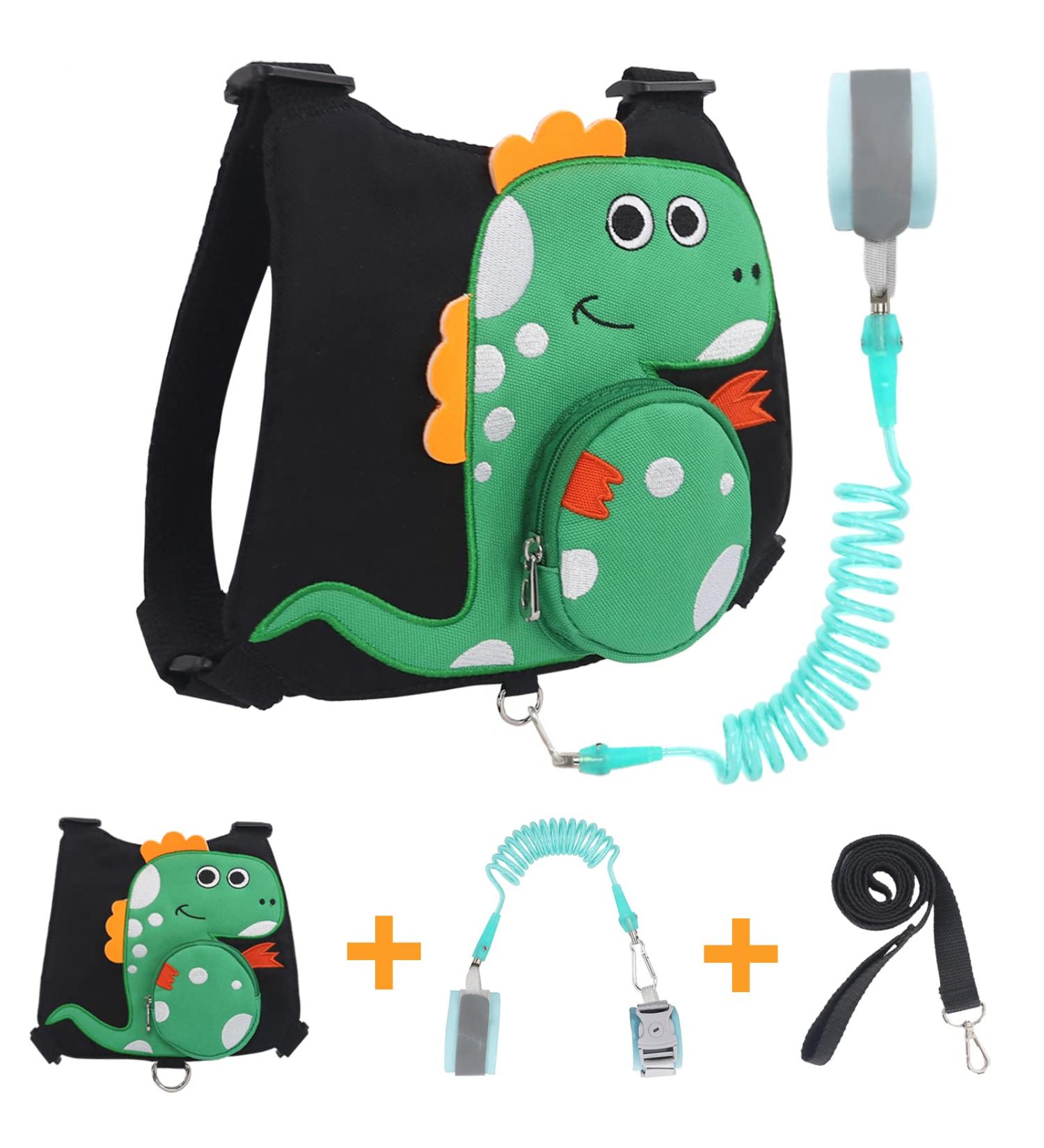 3 in 1 Baby Toddler Leash Set - ELONGRIVER Anti Lost Wrist Link, Child Safety Harness, and Kid Backpack - Buy Online on SooperMarket.com