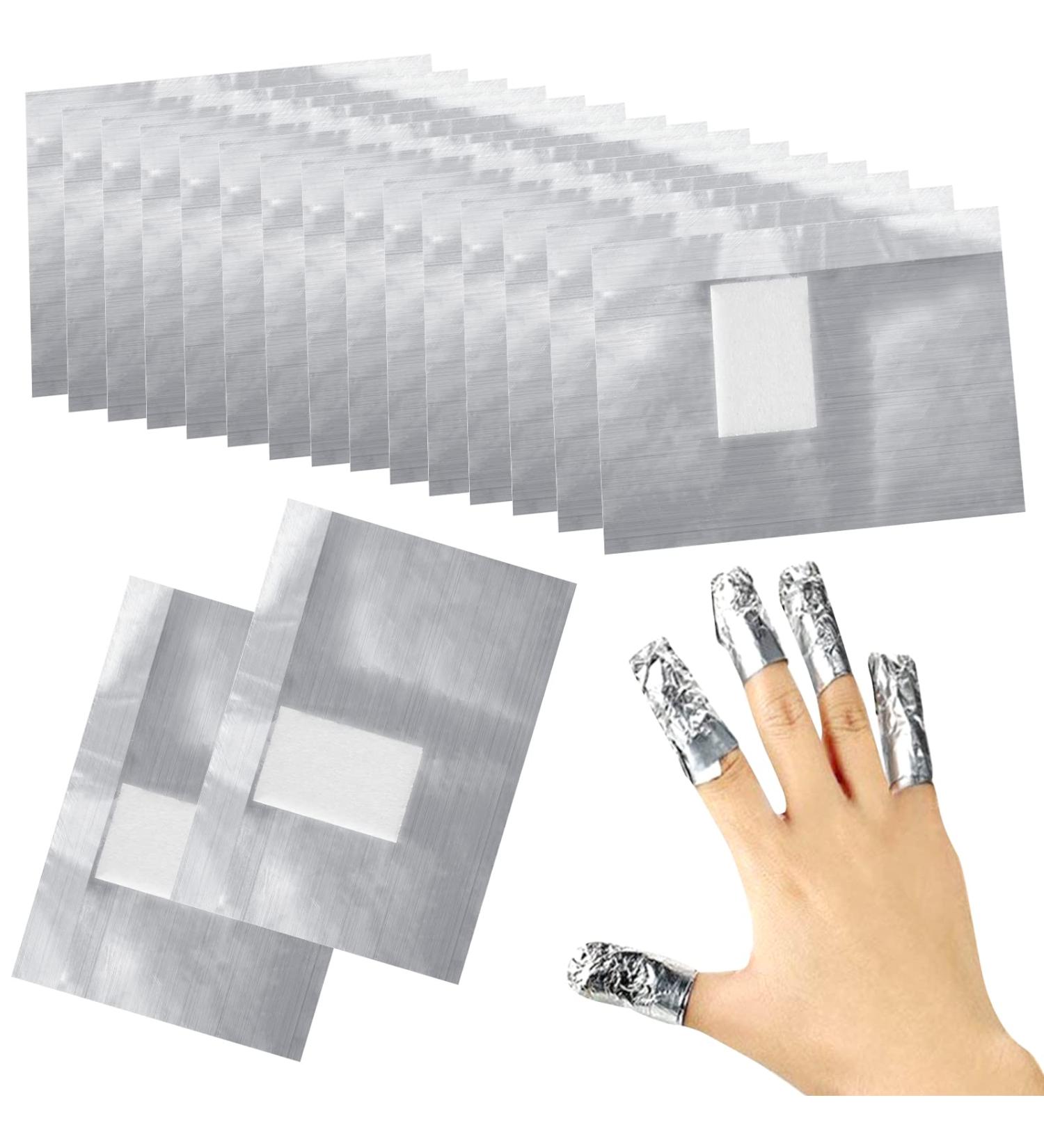 Sularpek 100 Pcs Foil Nail Wraps for Acrylic/UV/Gel Polish Removal - Lint Free Pads Included - Buy Online on SooperMarket.com