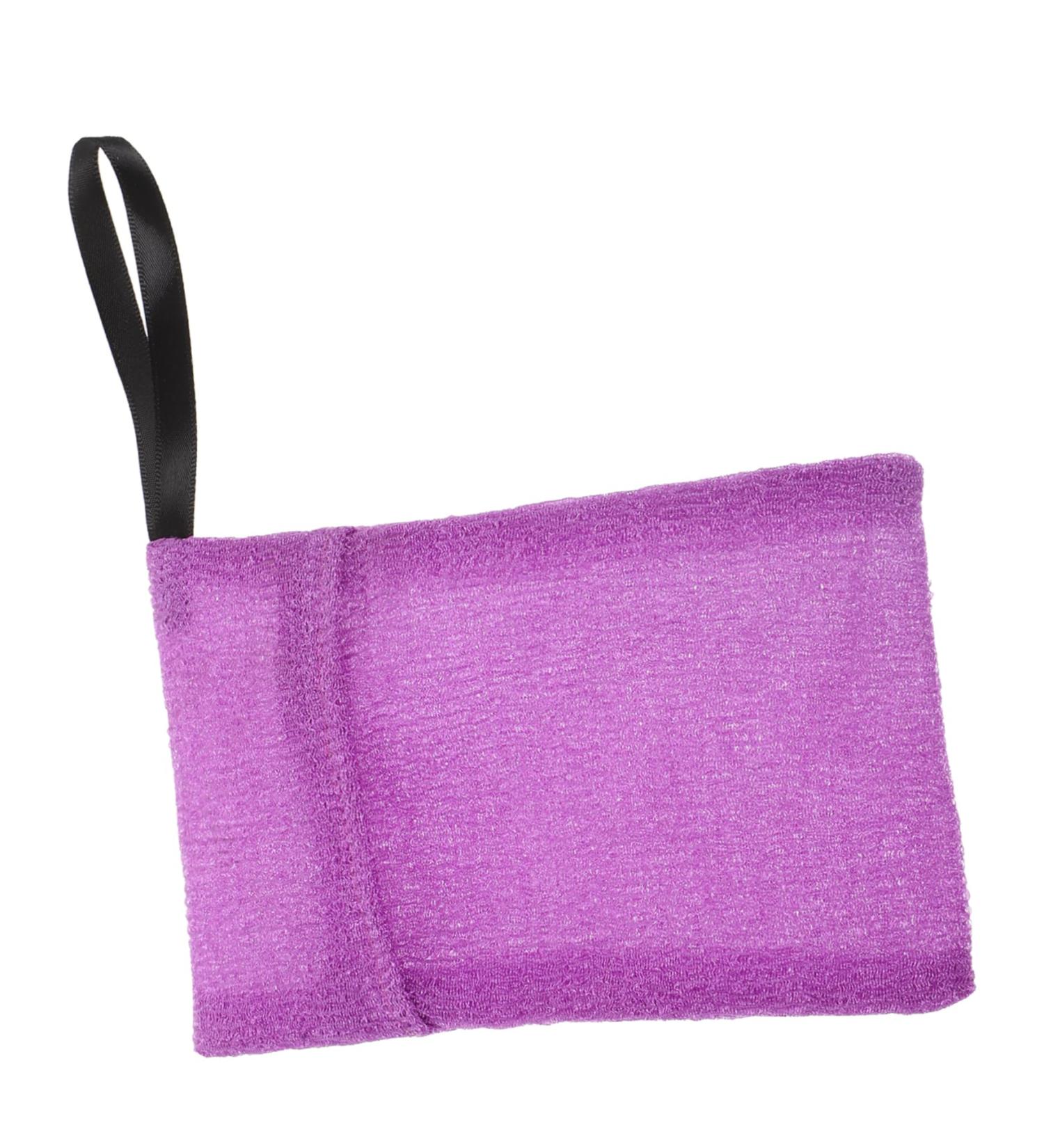 minkissy Bath Bag Shampoo Soap Cleansing Nylon Purple Gloves - Buy Online on SooperMarket.com