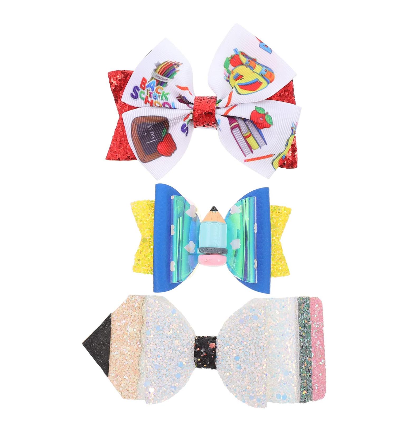 ABOOFAN Girls Hair Bow Set - Back to School Bowknot Hair Clips for Little Girls & Women - Buy Online on SooperMarket.com