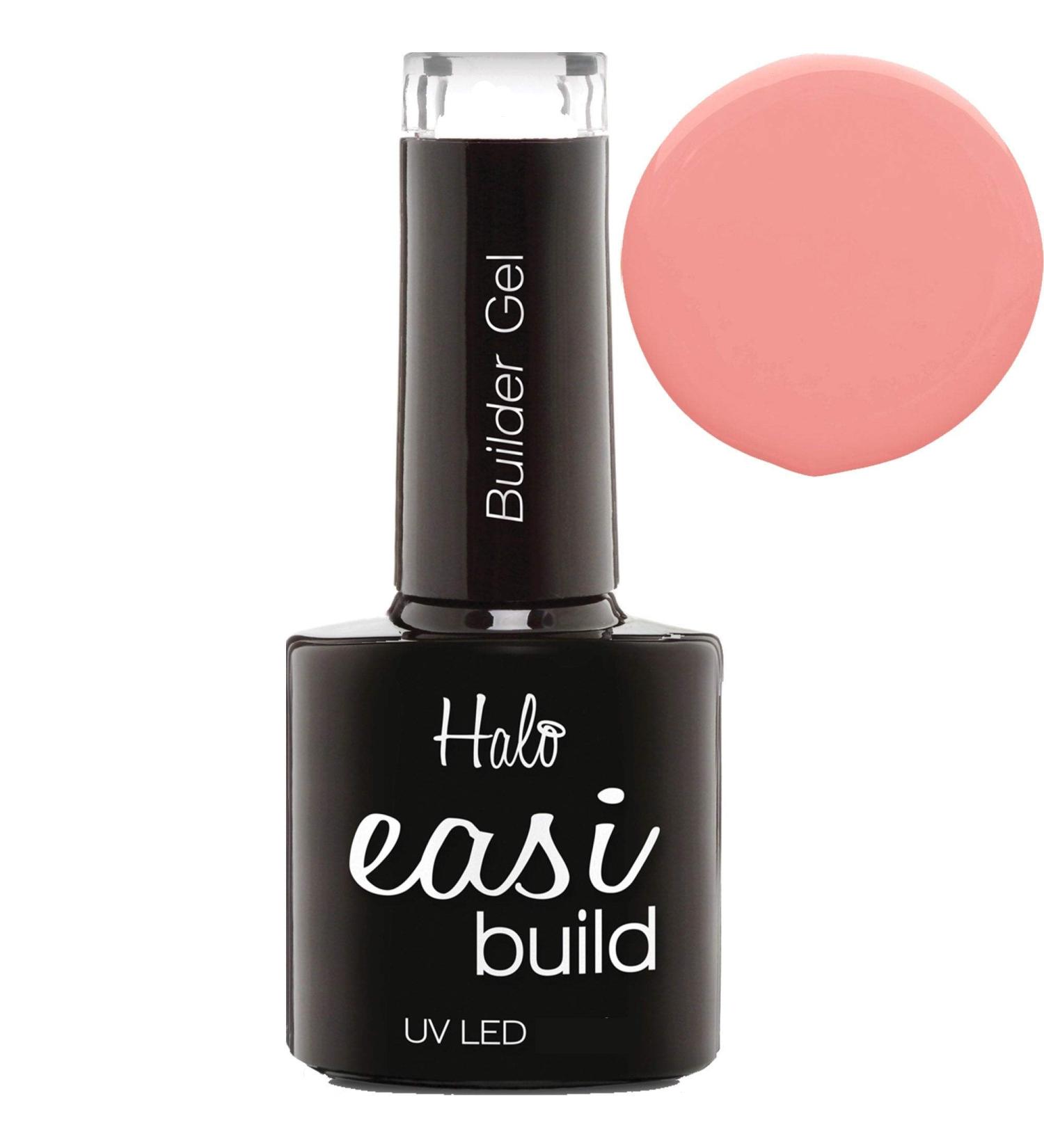 Pure Nails LED/UV Halo Easi Build Brush On Gel Builder Nail Polish - Cover Up Pink 8ml Pink 8 ml (Pack of 1)