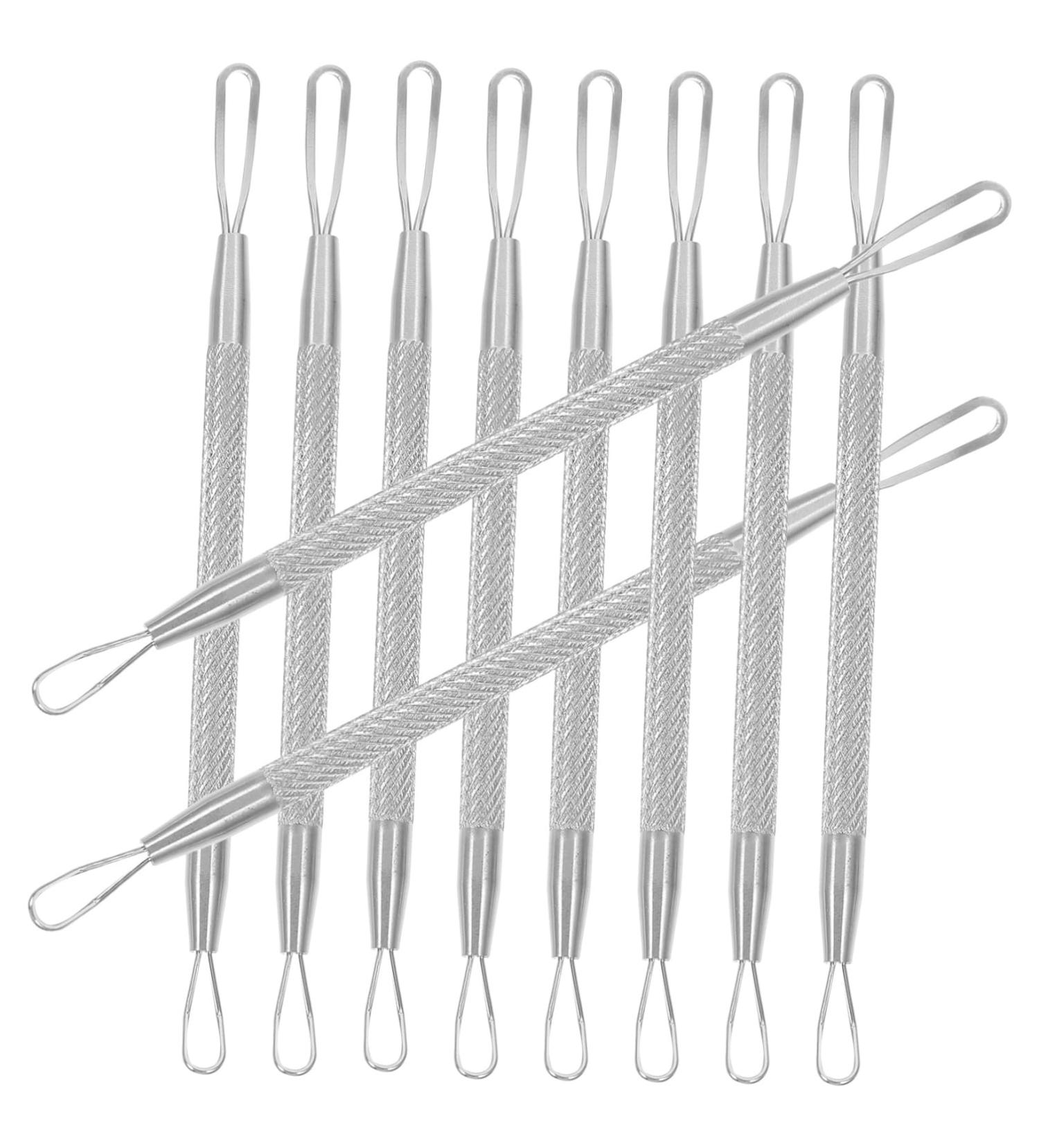 BELLIFFY 7pcs Double-headed Extrusion Ring Pimple Tool Needles Blackhead Removers Cleaning Kits Pimple Needle Pimple Removers Double-headed Beauty Tools Comedone Extractors - Buy Online on SooperMarket.com