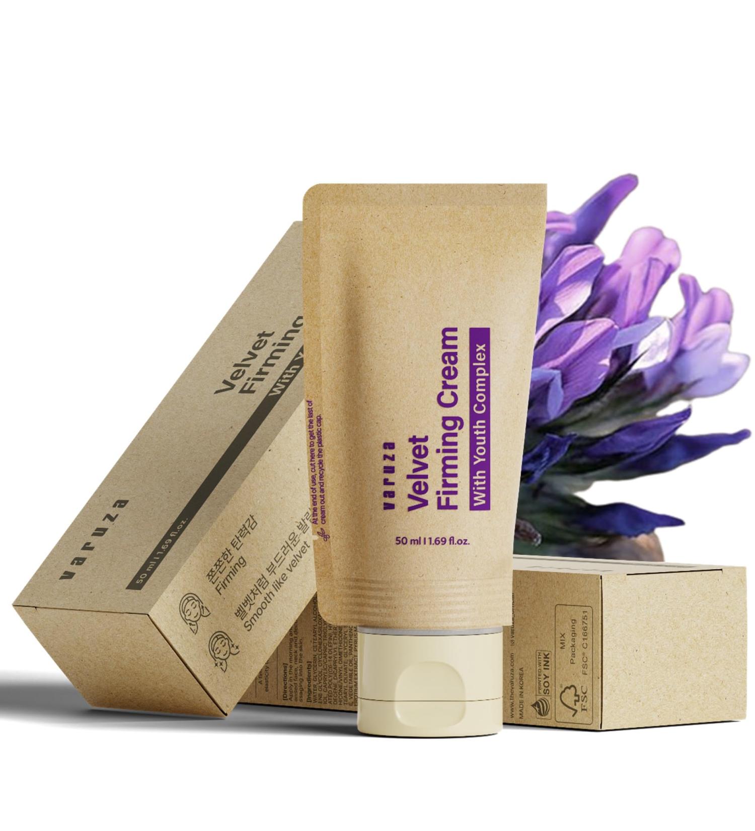 Velvet Firming Face Moisturizer - Bakuchiol Retinol Alternative Anti-Aging Cream with Ceramide & Peptide Fragrance-Free Korean Skin Care for Face & Neck - Buy Online on SooperMarket.com