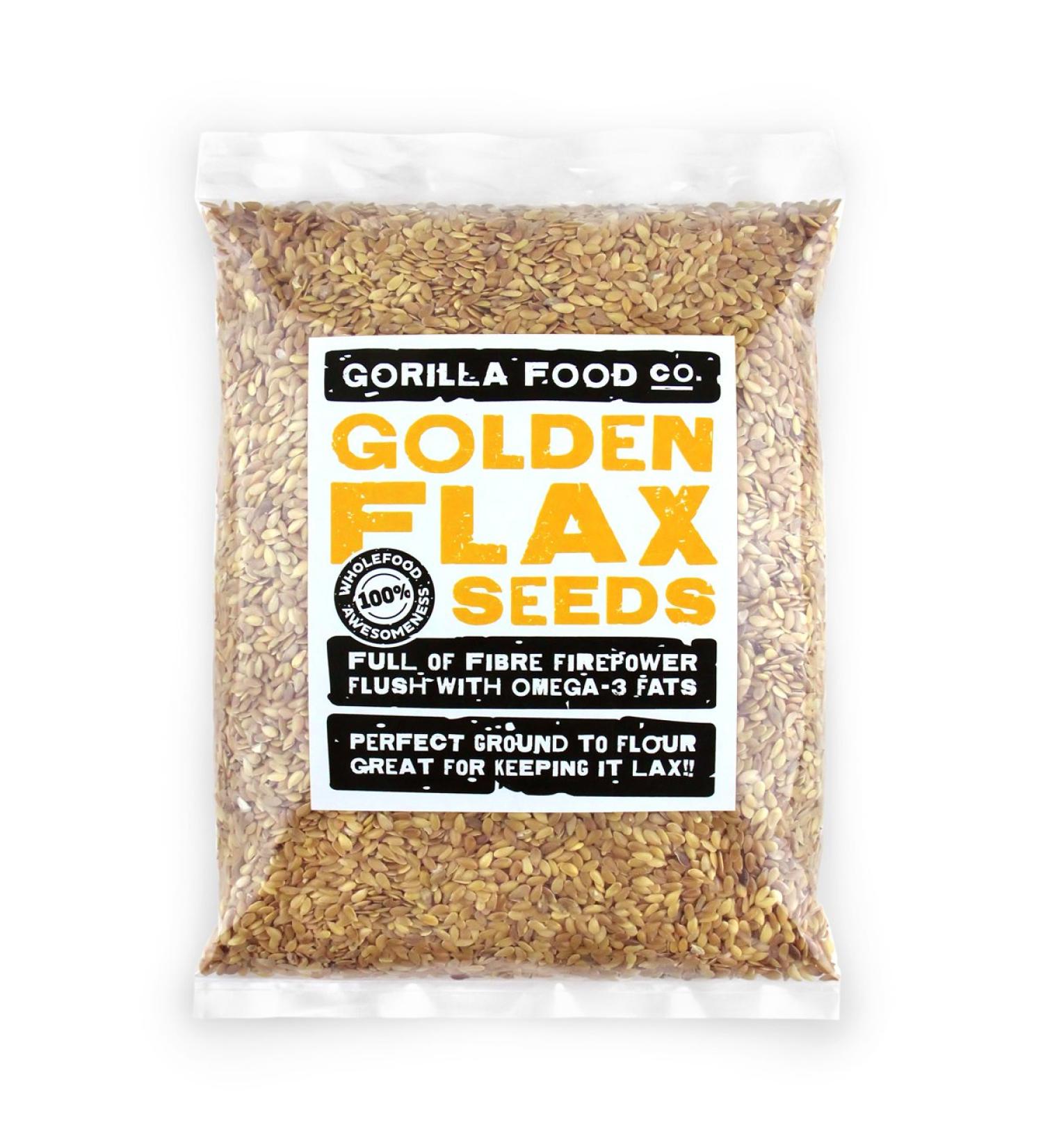 Gorilla Food Co. Golden Flax Seeds (Linseeds) - 200g - Buy Online on SooperMarket.com