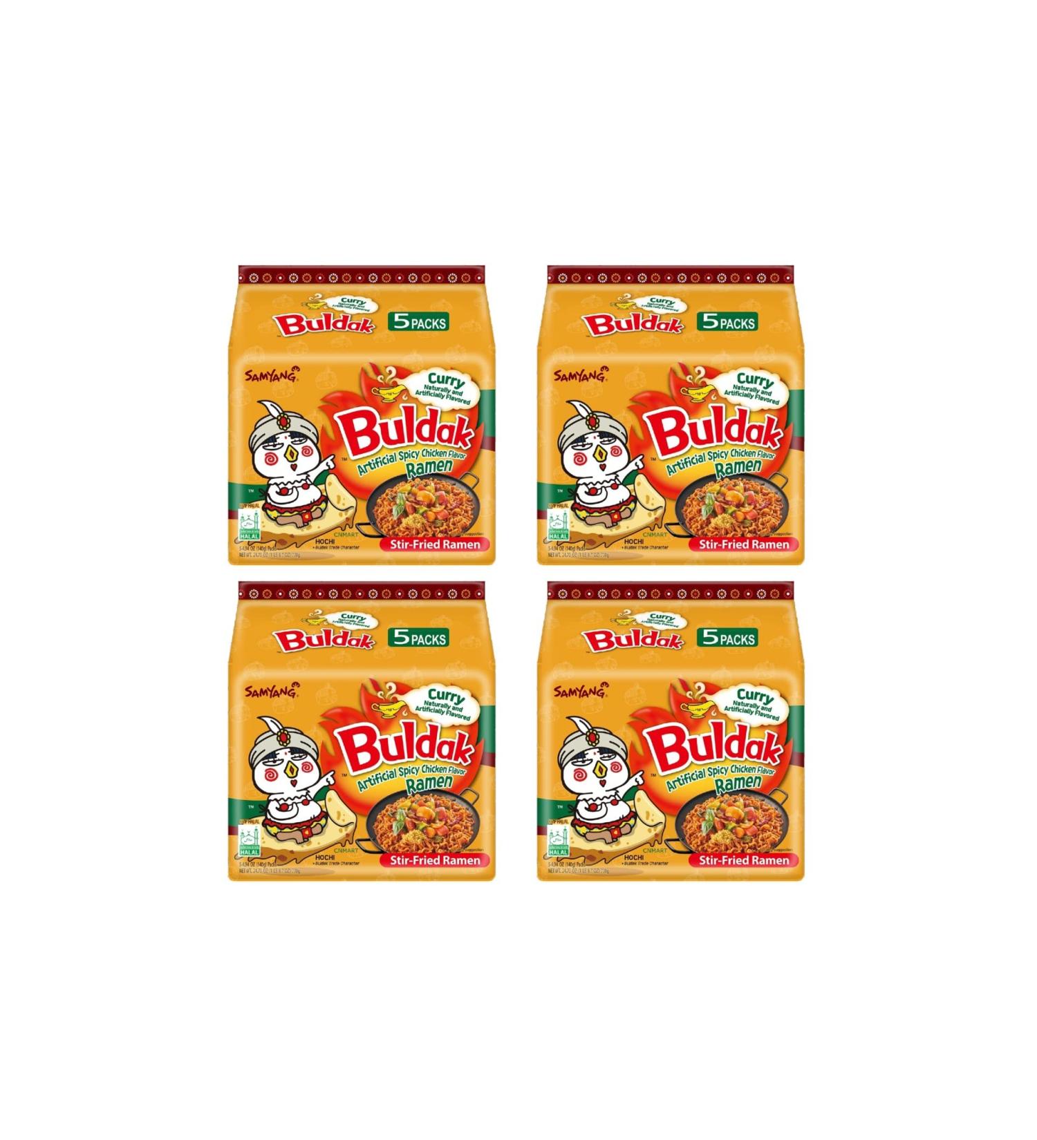 Samyang Curry Flavour Hot Chicken Ramen Instant Noodle Halal (Pack of 20) by CNMART - Buy Online on SooperMarket.com