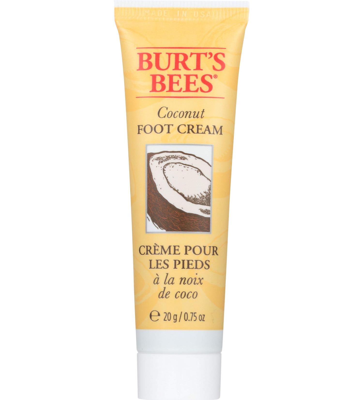Burt's Bees Coconut Foot Cream 0.75oz - Moisturizing Foot Treatment - Buy Online on SooperMarket.com