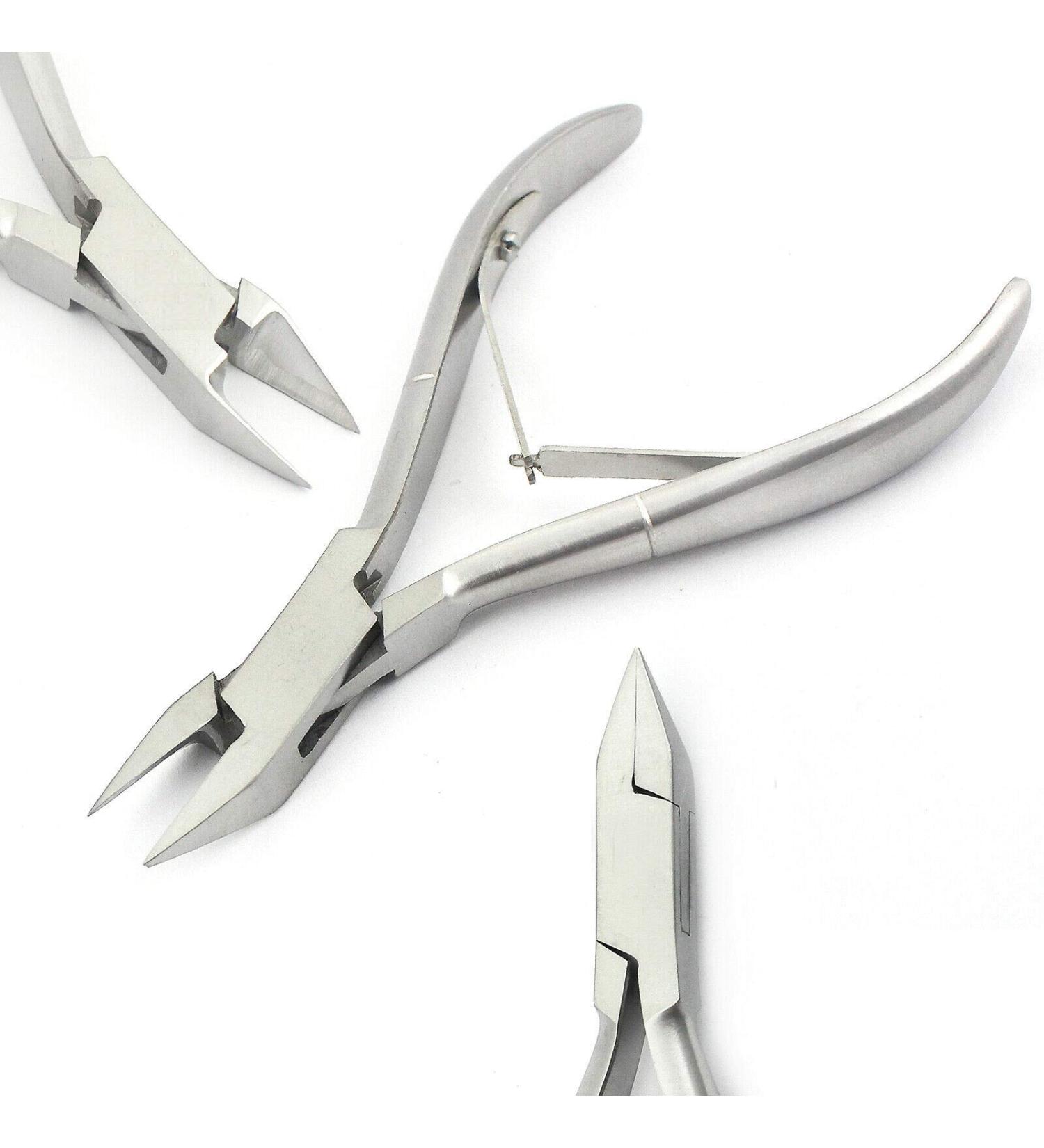 INGROWN Toe Nail Clippers Nippers Cutters Flame Point Podiatry Instrument 5" Professional Thick Toe Nail Chiropody - Buy Online on SooperMarket.com