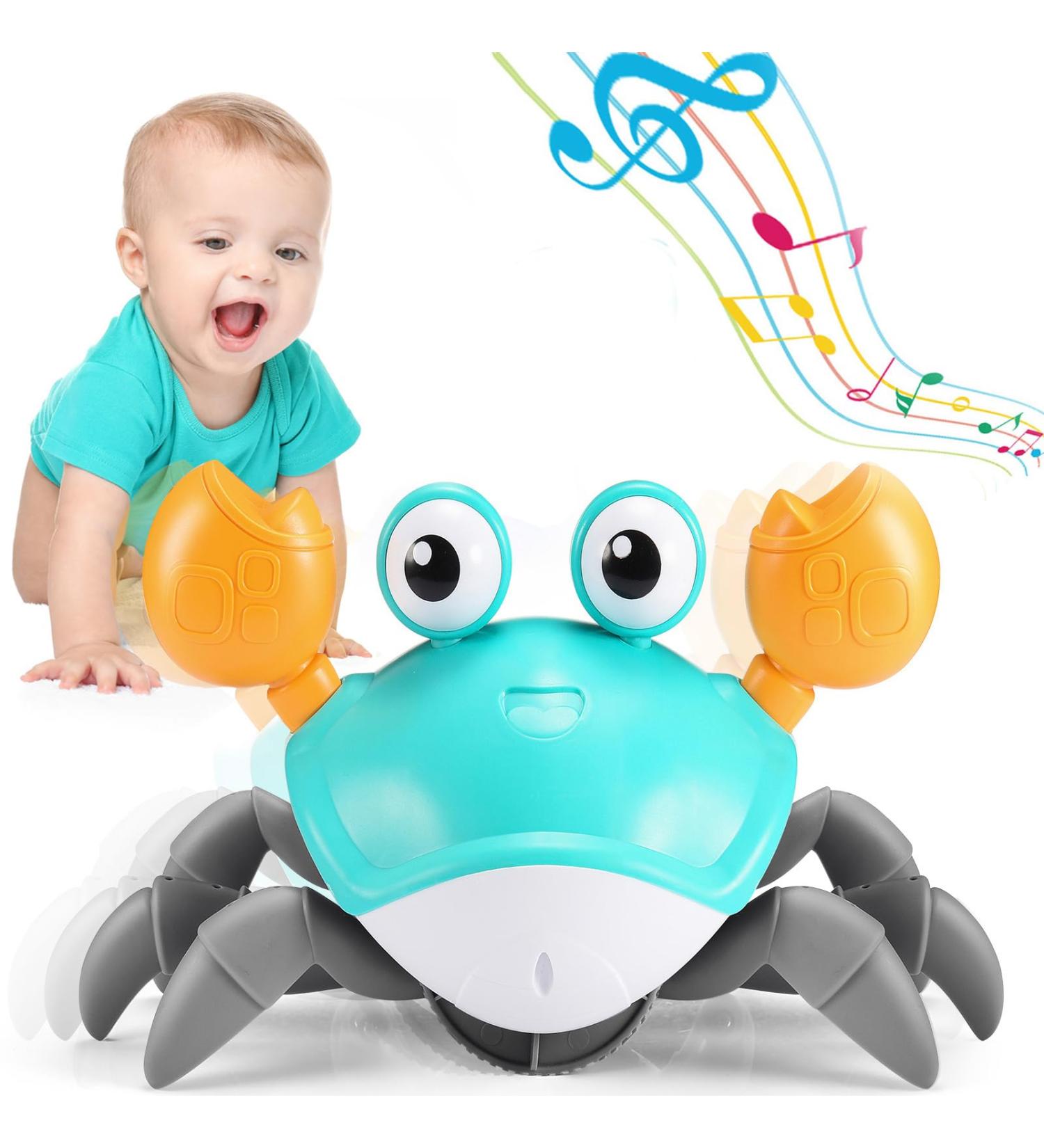 Adeokay Crab Baby Toys for 1-3 Years | Crawling Toys for Infants & Toddlers | Green Gifts for Girls 6-10 Months - Buy Online on SooperMarket.com