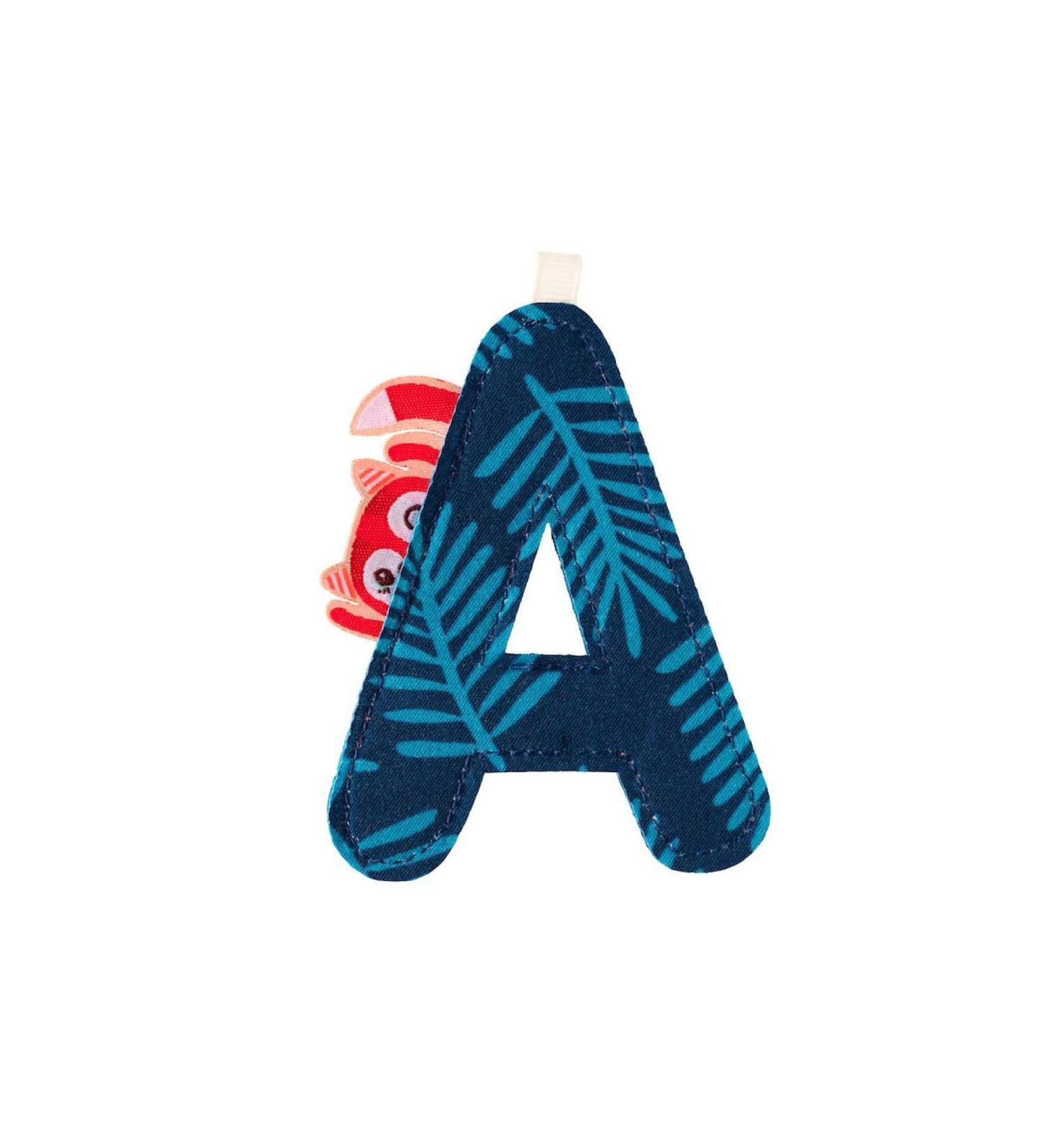 Lilliputiens 86465 fabric letter "A" Fox Alice