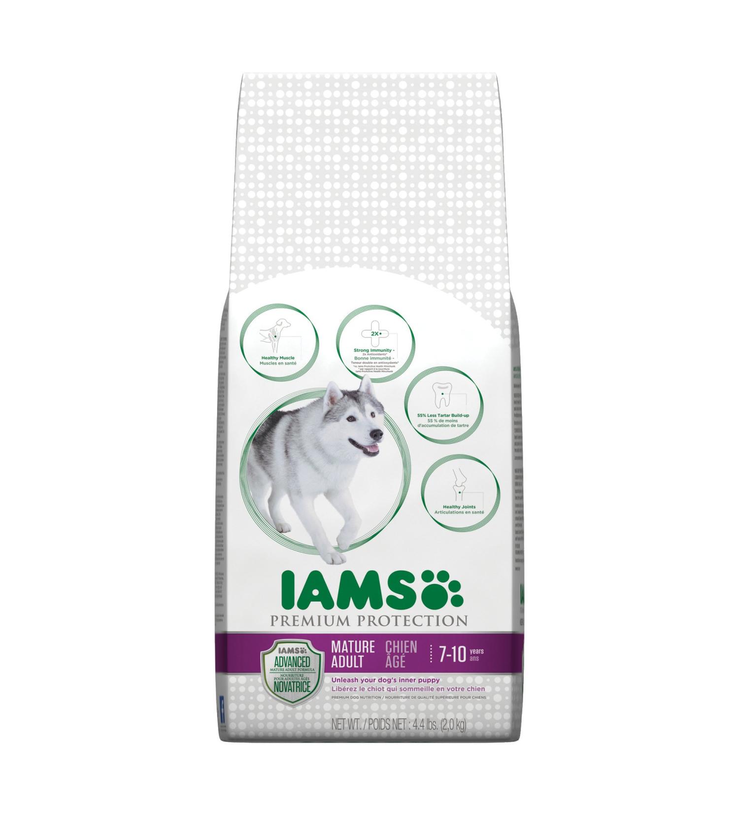 Iams Premium Protection Mature Adult Premium Dog Nutrition-4.4 -Pound - Buy Online on SooperMarket.com