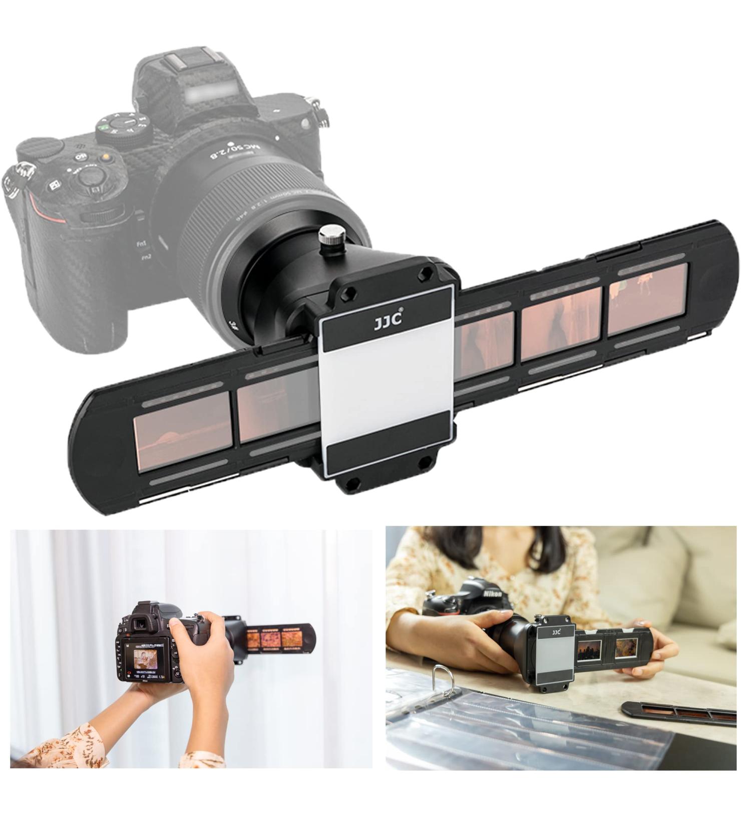 JJC Slide and Film Digitizing Adapter Kit | Negative to Digital Converter for Canon Nikon Sony Lenses | Replace Nikon ES-2 | Marco Lens Compatible - Buy Online on SooperMarket.com