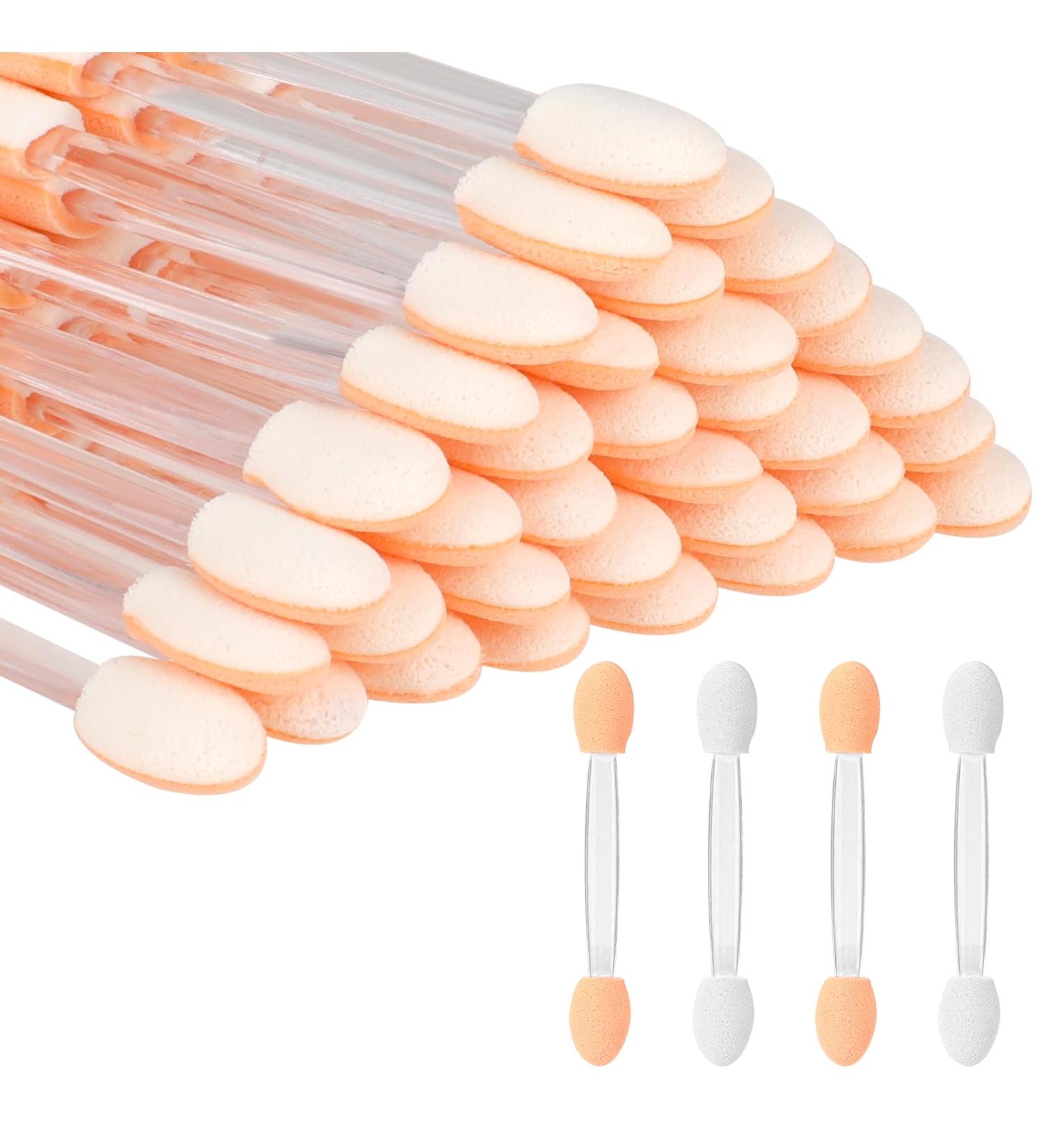 50 Disposable Eye Shadow Applicators - Dual-Sided Black Sponge Brushes for Women & Girls - Perfect Eye Makeup Tools - Buy Online on SooperMarket.com