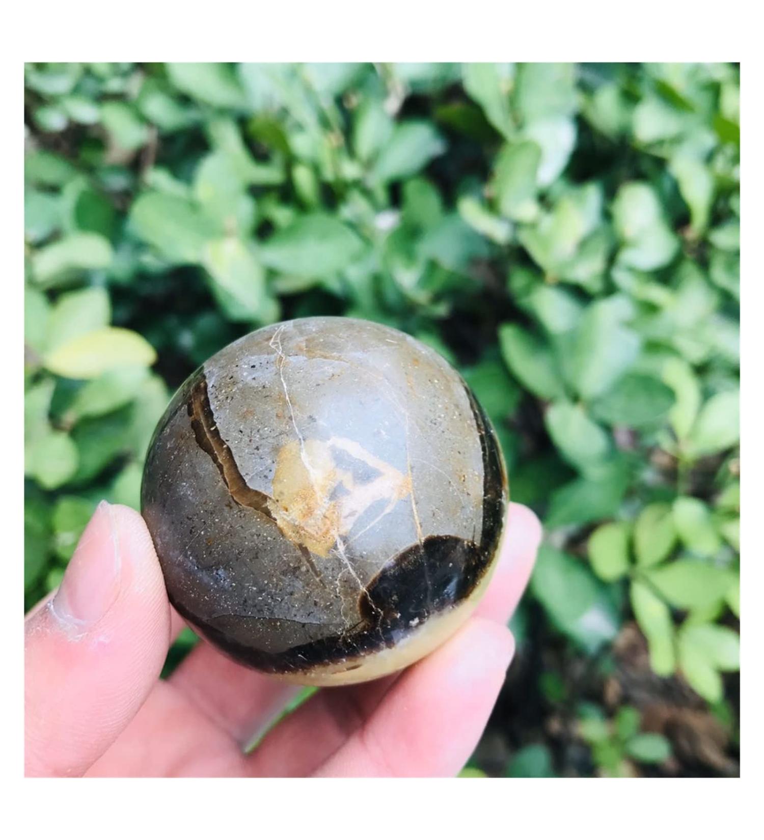 Natural Crystal Rough Ornament Natural Crystal Quartz Septarian Jasper Ball for Decoration 1pc for Fengshui Decoration Gift Decoration 50-60mm 1pc - Buy Online on SooperMarket.com