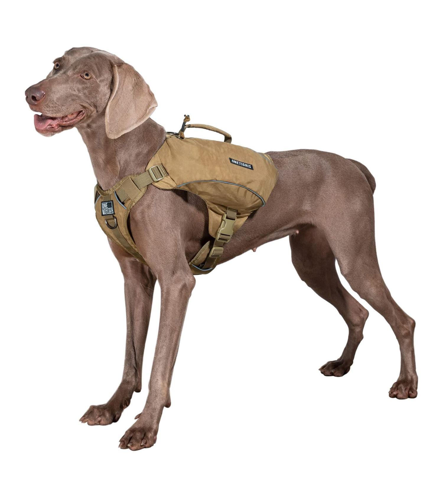 OneTigris CAMELUS Dog Backpack - Tear-Proof Camping & Hiking Pack for M/L Size Dogs in Coyote Brown - Buy Online on SooperMarket.com
