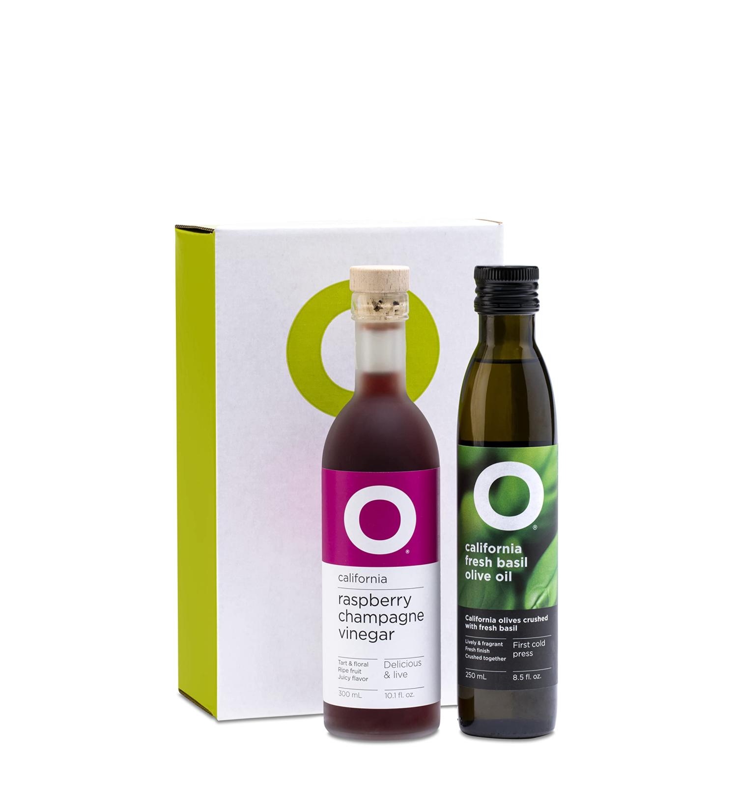 O Raspberry & Fresh Basil Duo Gift Set Raspberry & Fresh Basil Duo Duo