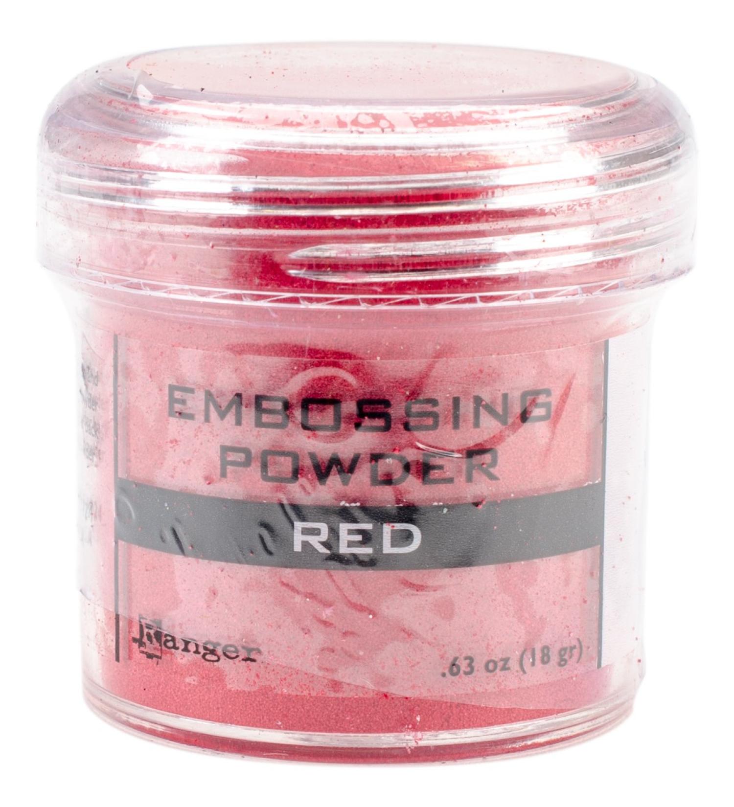 Ranger Red Embossing Powder 1oz Jar - High-Quality Crafting Supplies - Buy Online on SooperMarket.com