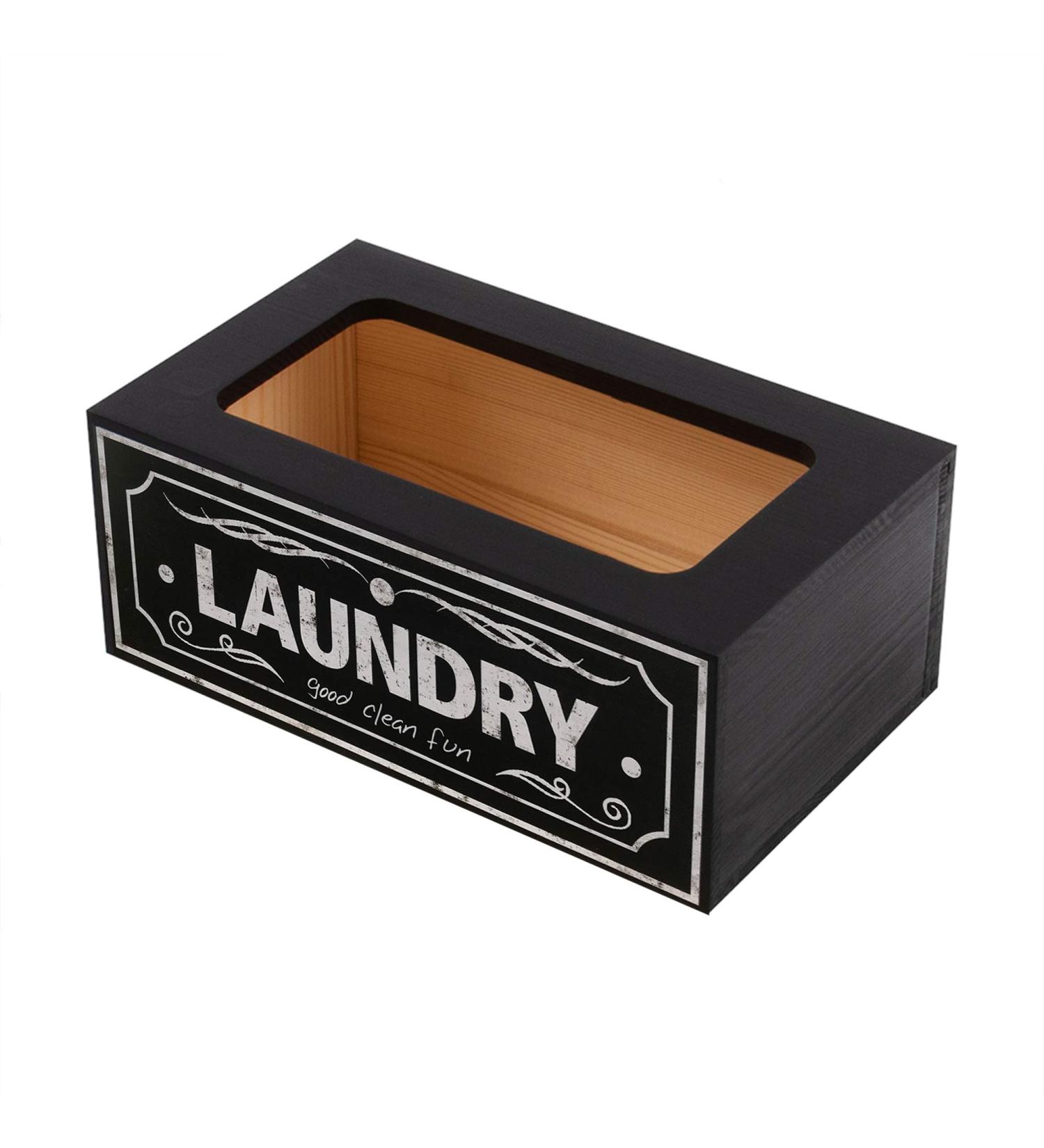 UCUDI Laundry Softener Dispenser Cover & Dryer Sheets Holder Wall Art Decor - Black - Buy Online on SooperMarket.com