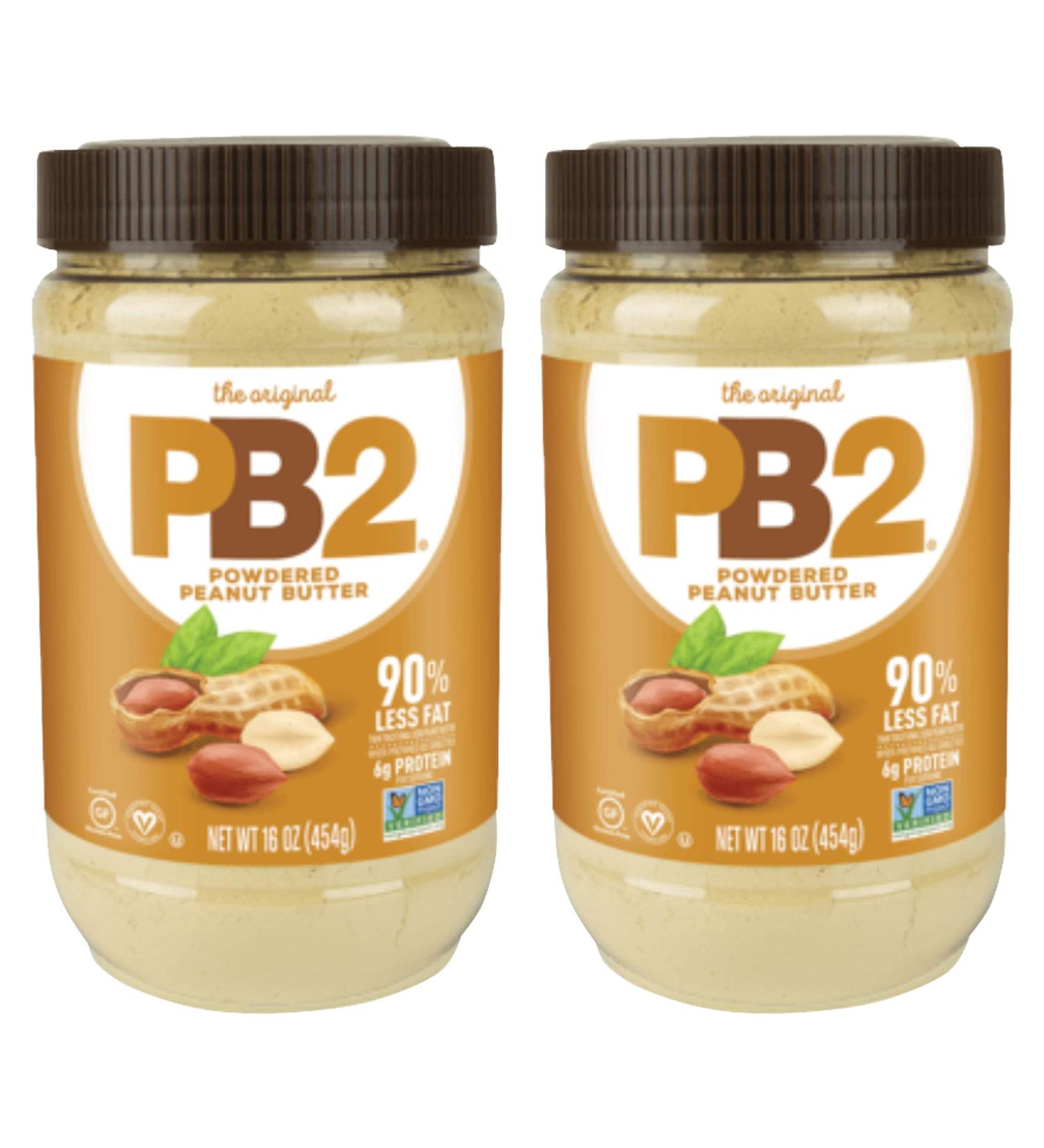 Peanut Butter Lover's Delight: PB2 Powdered Peanut Butter 1lb Jar (2-pack) - Buy Online on SooperMarket.com