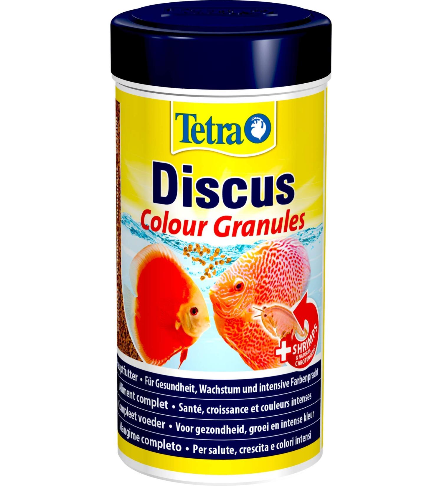 Tetra Discus Color Granules - Premium Fish Feed for Discus Fish | Enhances Growth Health & Vibrant Colors | 250 ml Pack - Buy Online on SooperMarket.com