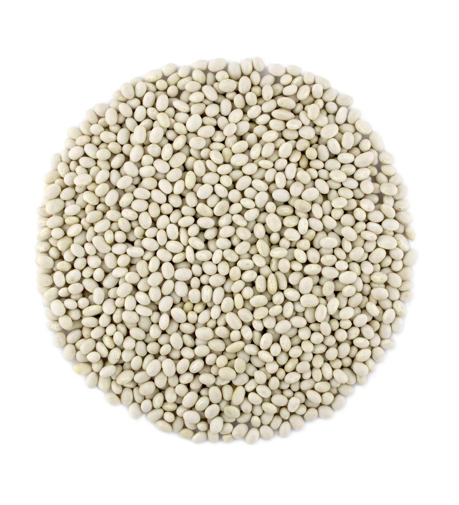 Organic Navy Beans 5LB Bulk - Non GMO, Raw & Vegan - 5 Pound Pack - Buy Online on SooperMarket.com