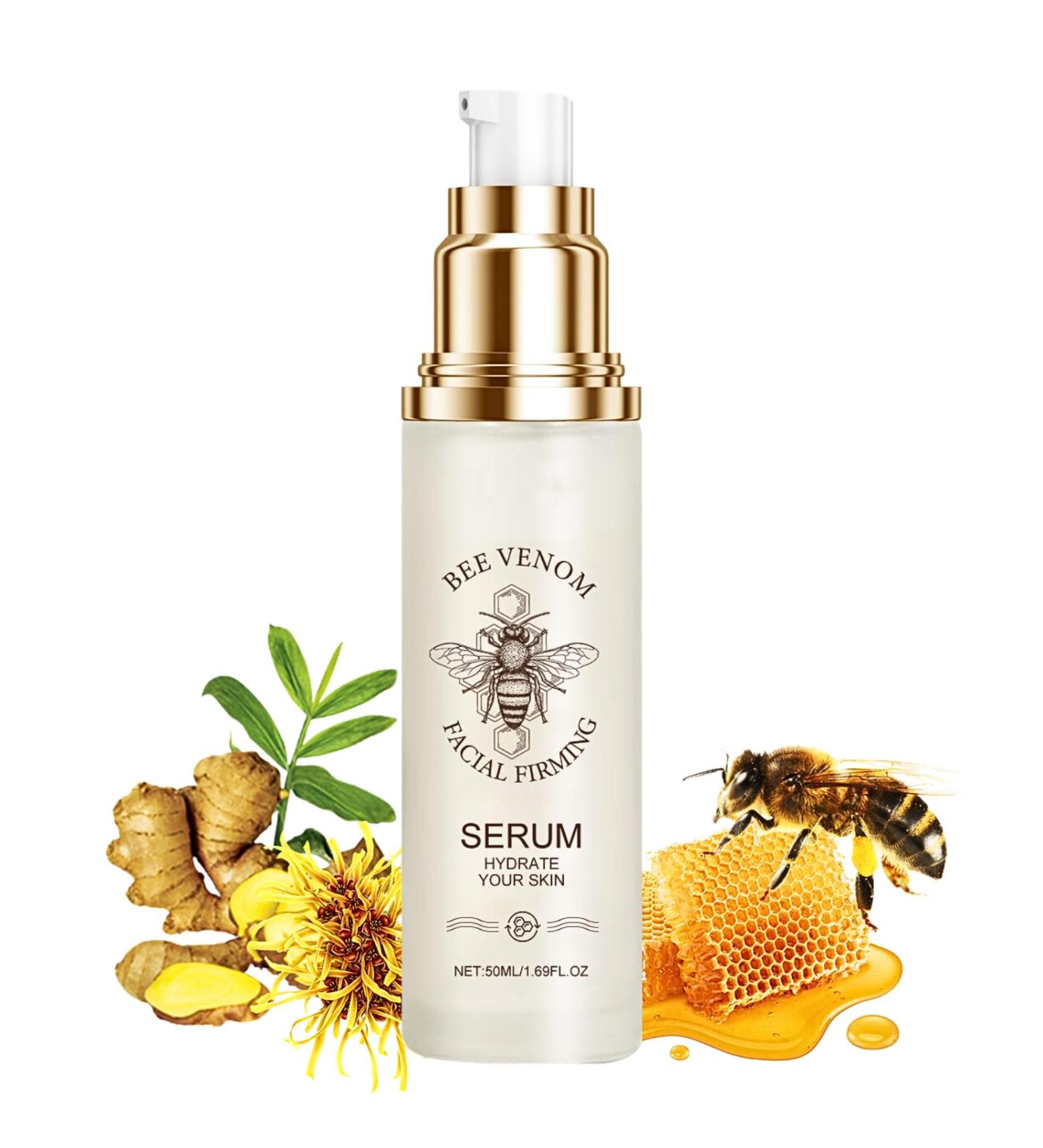 Bee Venom Face Serum Facial Firming Bee Venom Serum Hydrating Serum Anti Aging Serum for Face Collagen Boost Anti Wrinkle Serum Brightening Serums Skincare Bee Venom Essence - Buy Online on SooperMarket.com